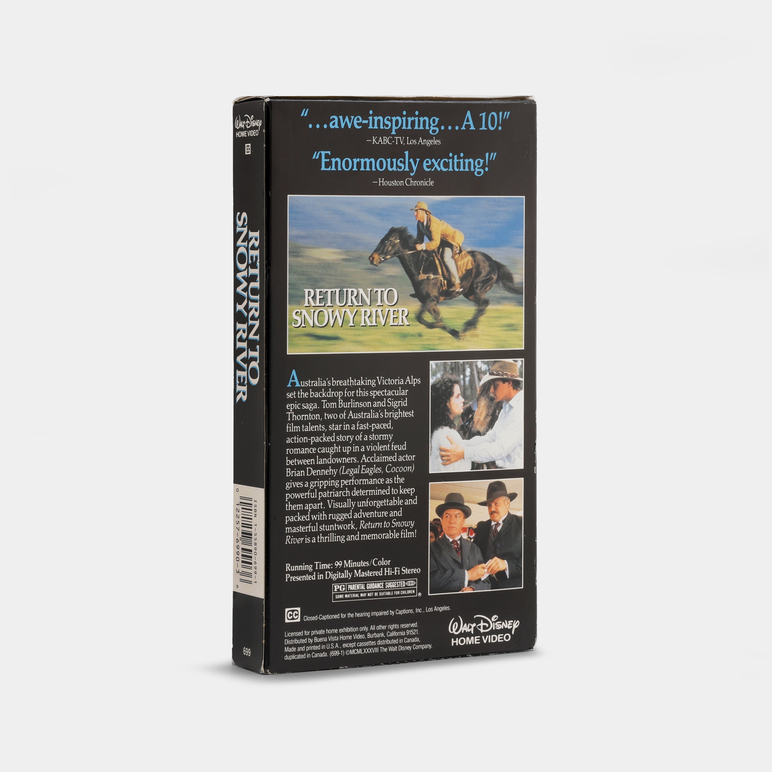 Return to Snowy River VHS Tape