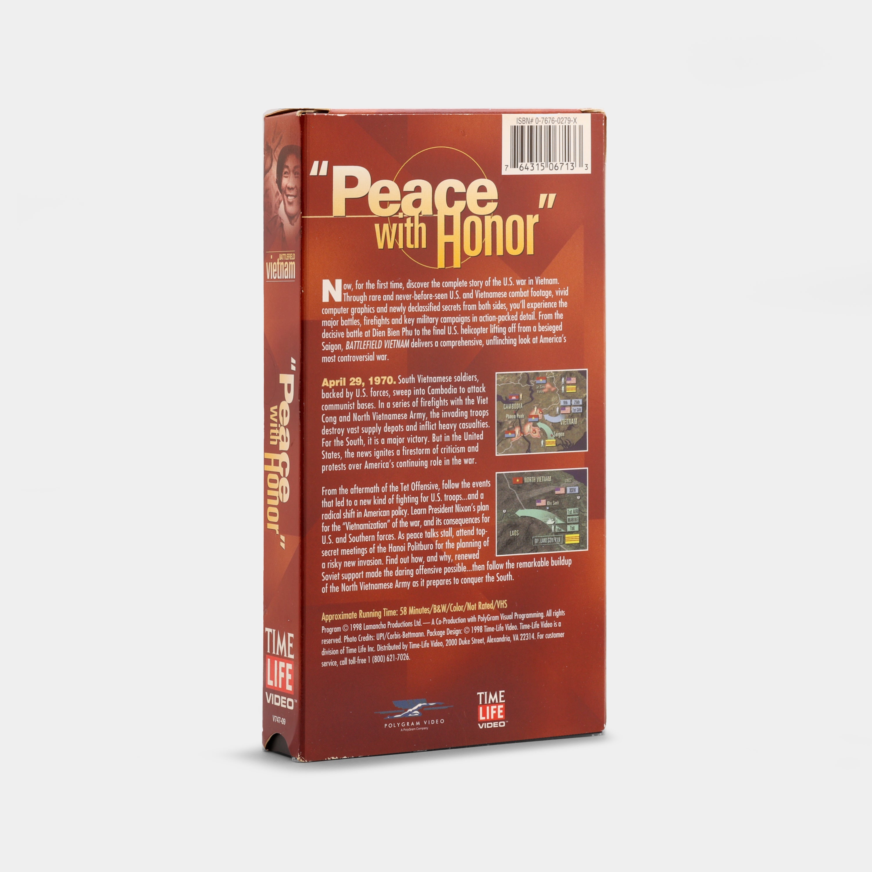 Battlefield Vietnam: Peace With Honor VHS Tape