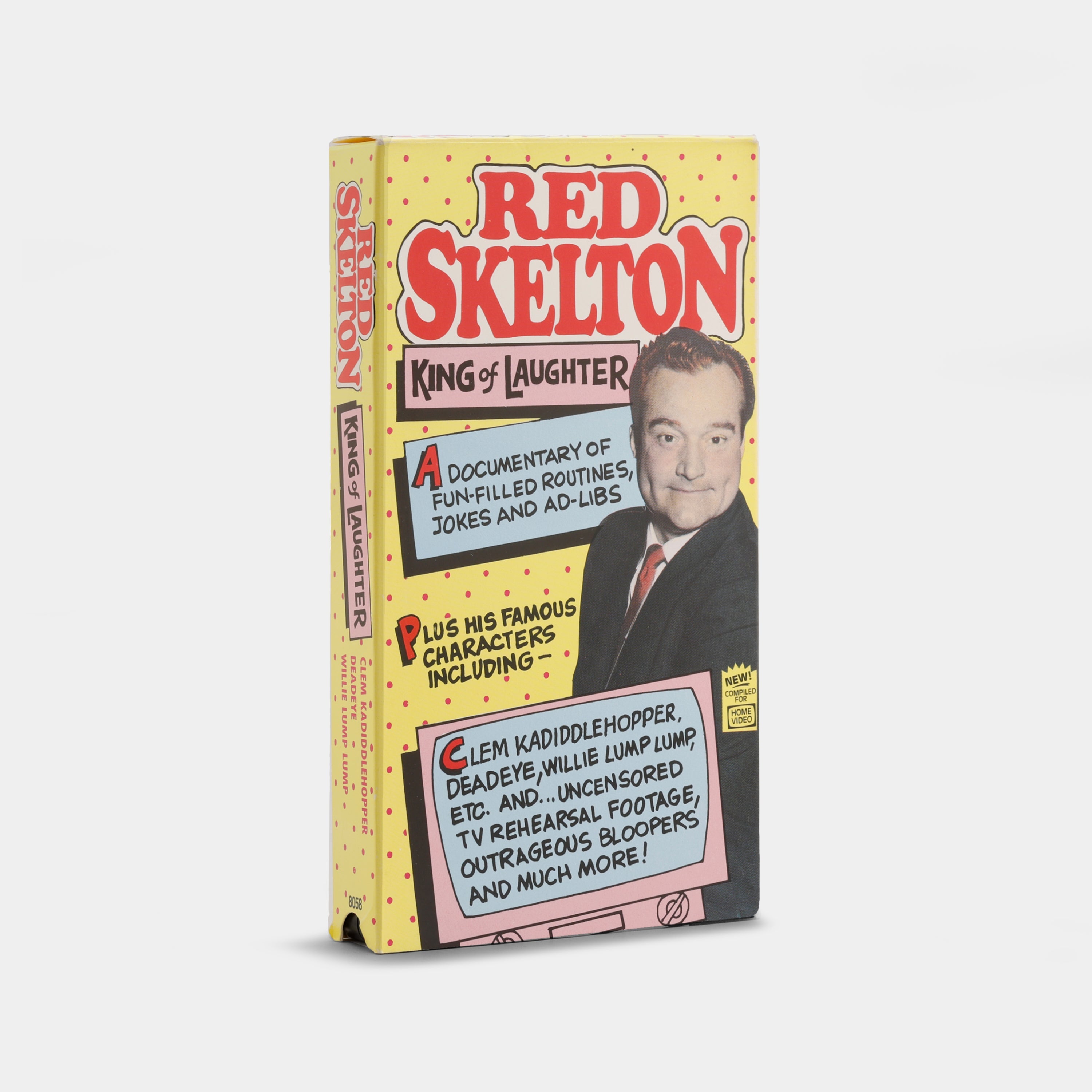 Red Skelton: King of Laughter VHS Tape