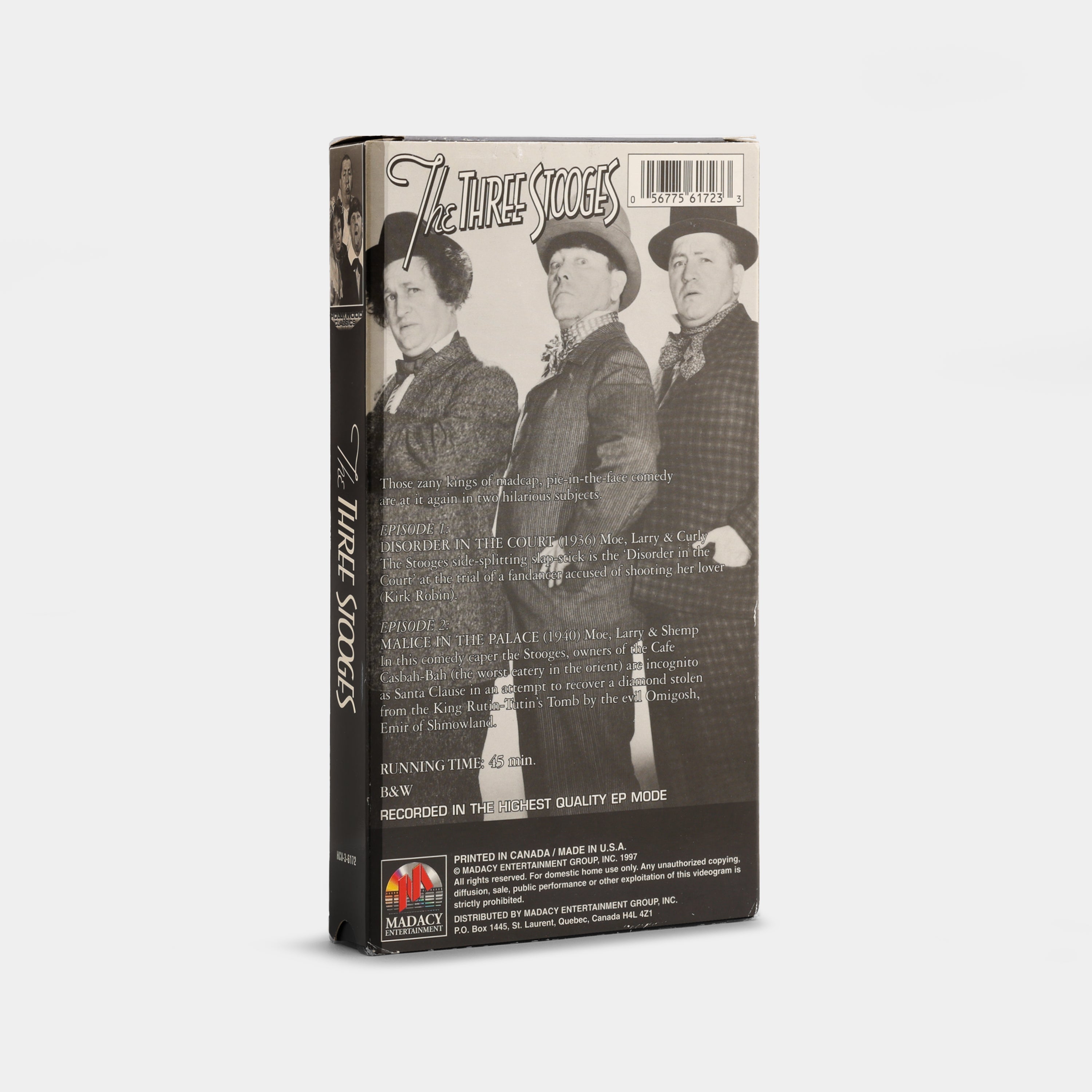The Three Stooges: Hollywood Classics VHS Tape