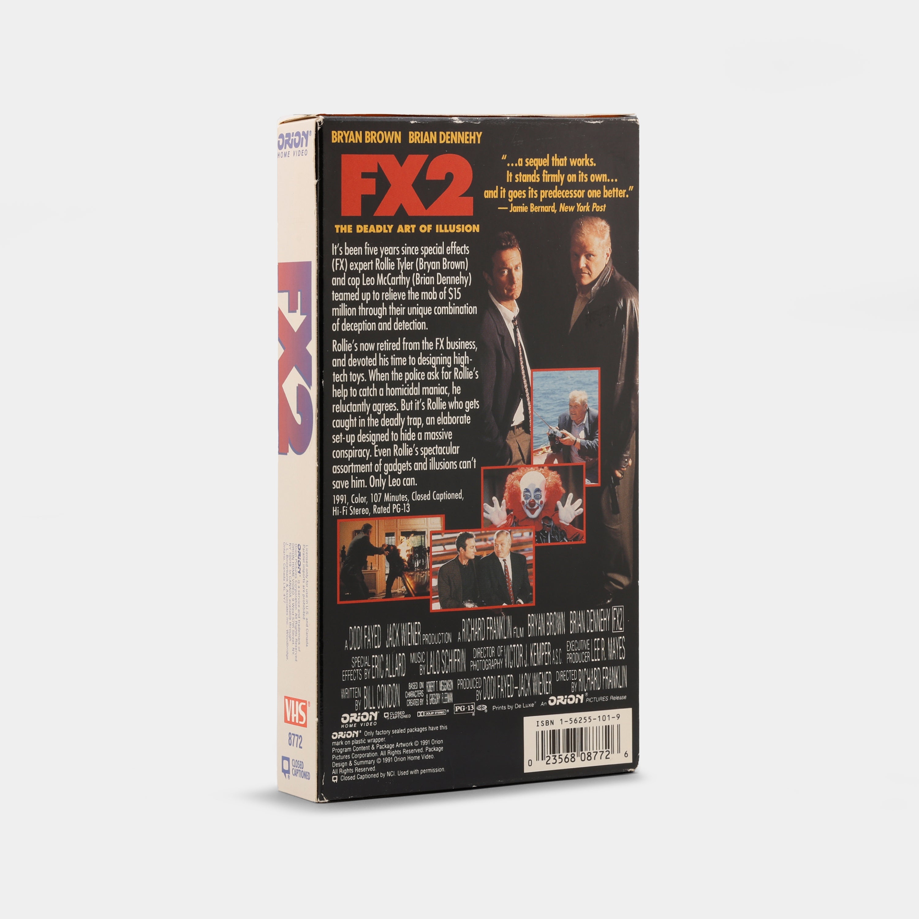 F/X2 VHS Tape
