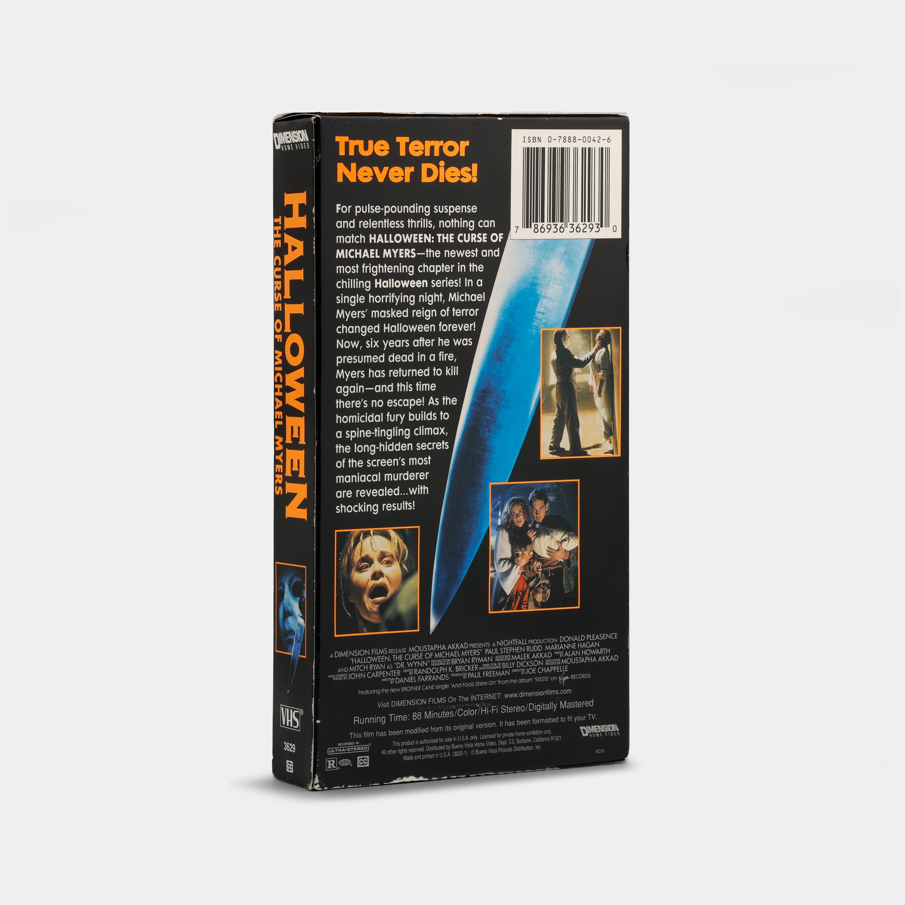Halloween: The Curse of Michael Myers VHS Tape