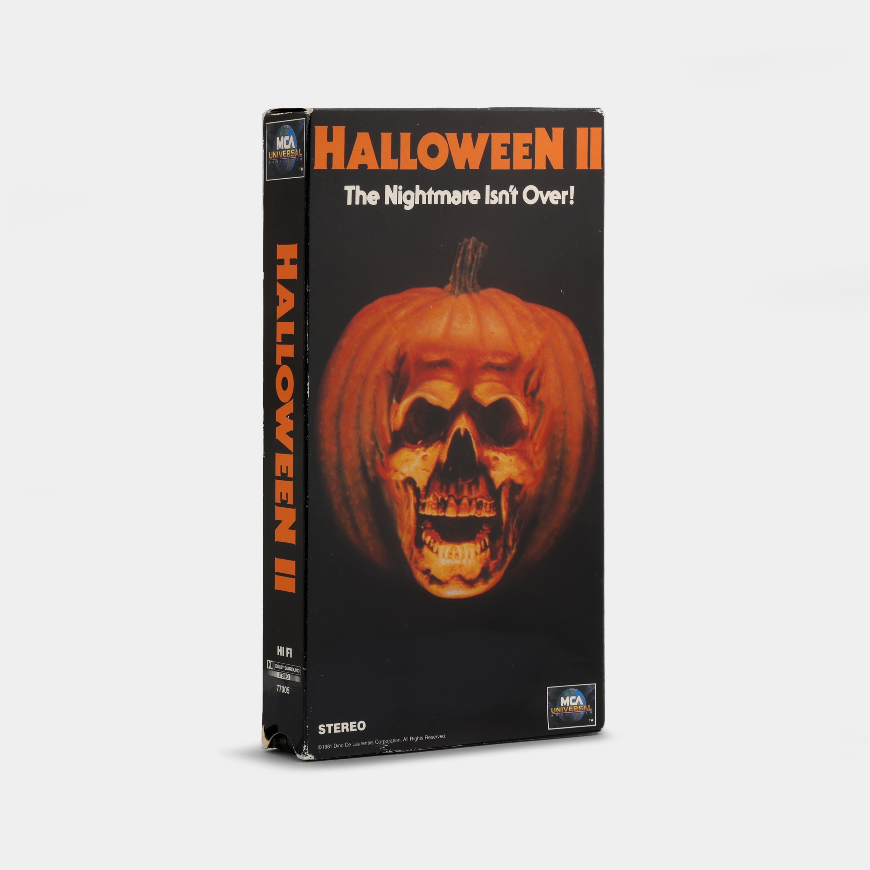 Halloween II VHS Tape