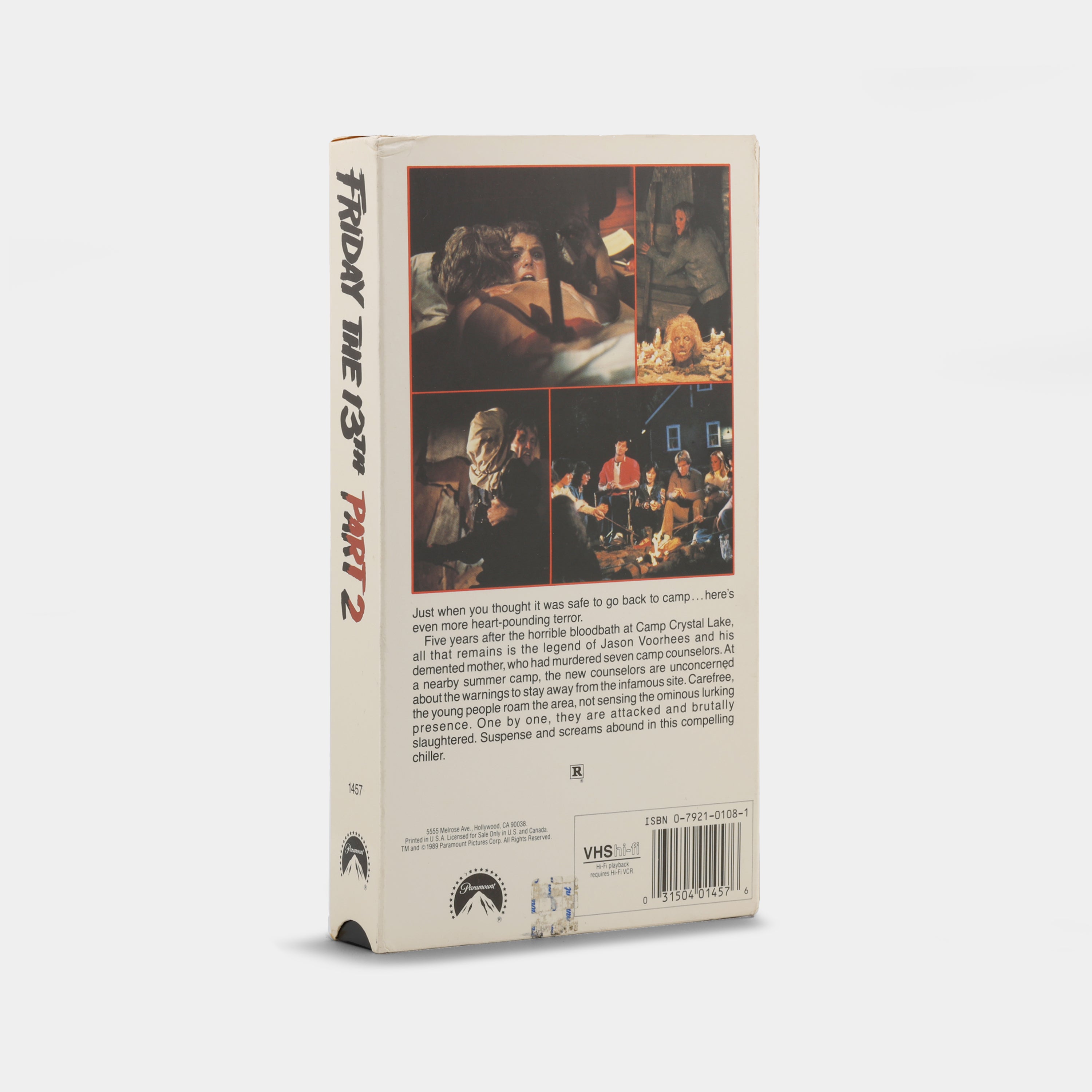 Friday the 13th Part 2 VHS Tape