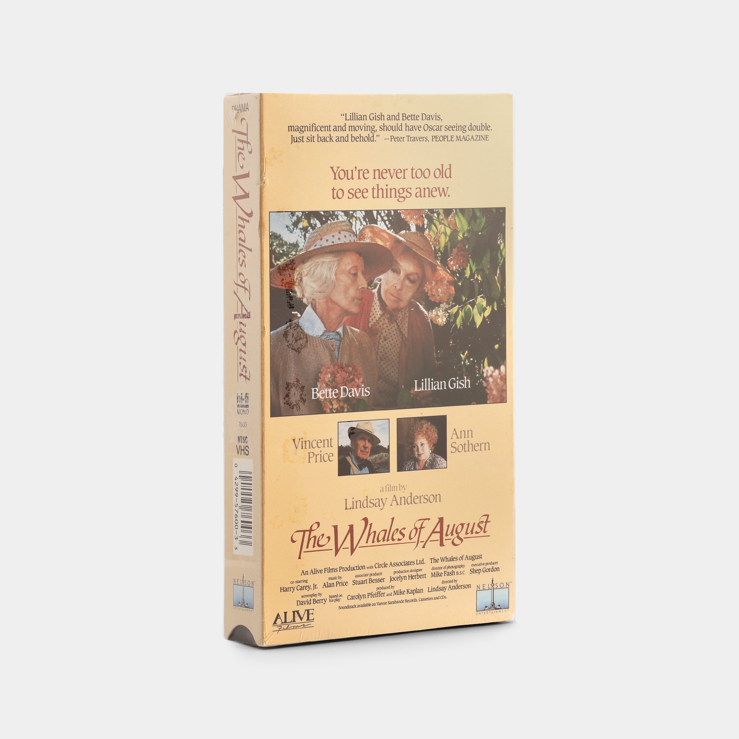 The Whales of August (Sealed) VHS Tape