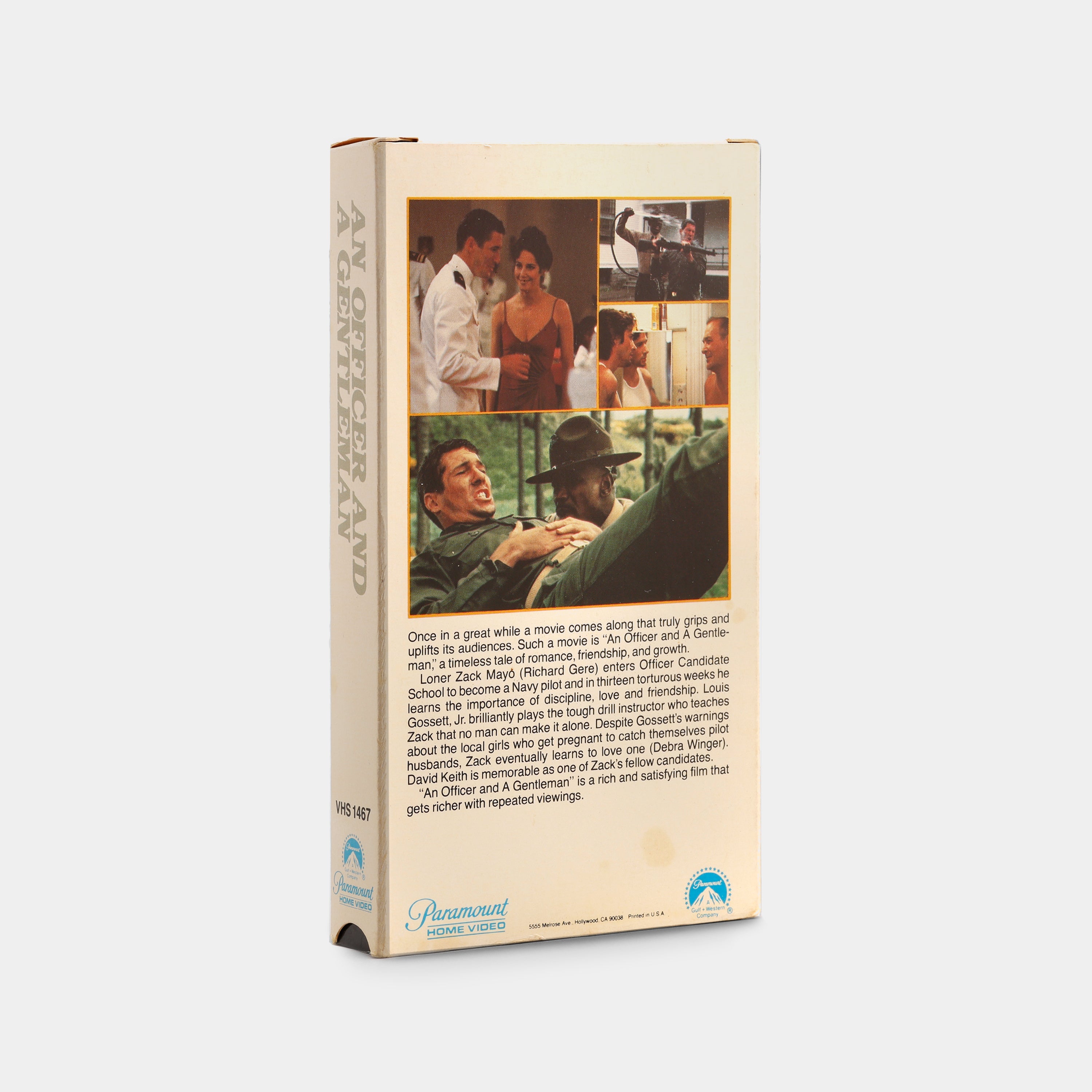 An Officer and a Gentleman VHS Tape