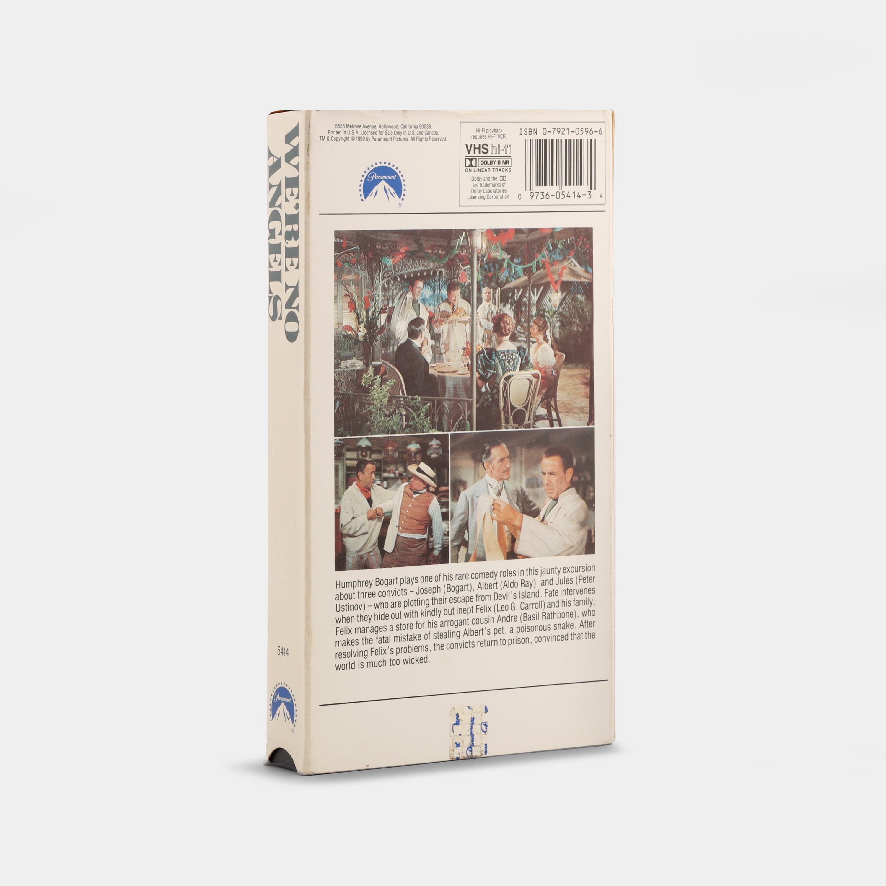 We’re No Angels VHS Tape