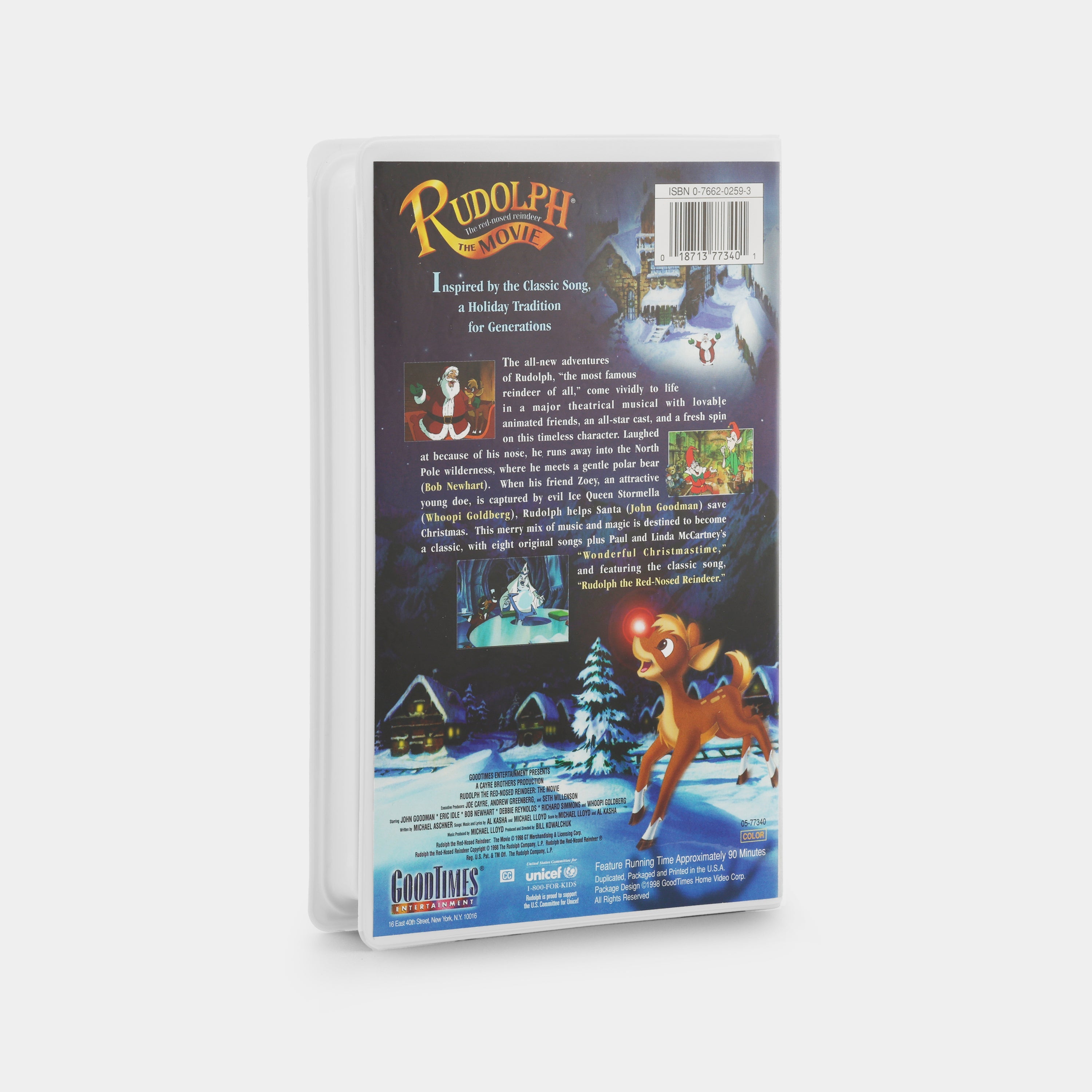 Rudolph the Red-Nosed Reindeer: The Movie VHS Tape