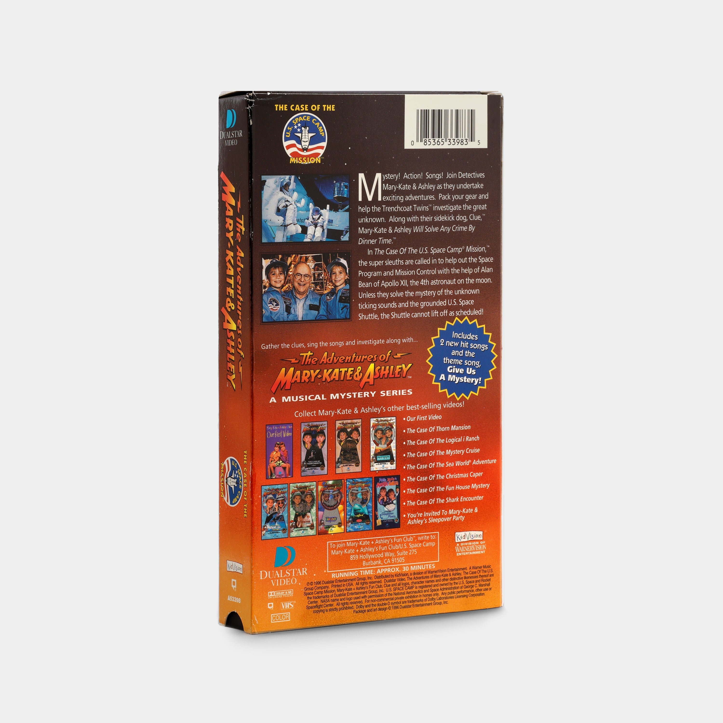 The Adventures of Mary-Kate & Ashley: The Case of the U.S. Space Camp Mission VHS Tape