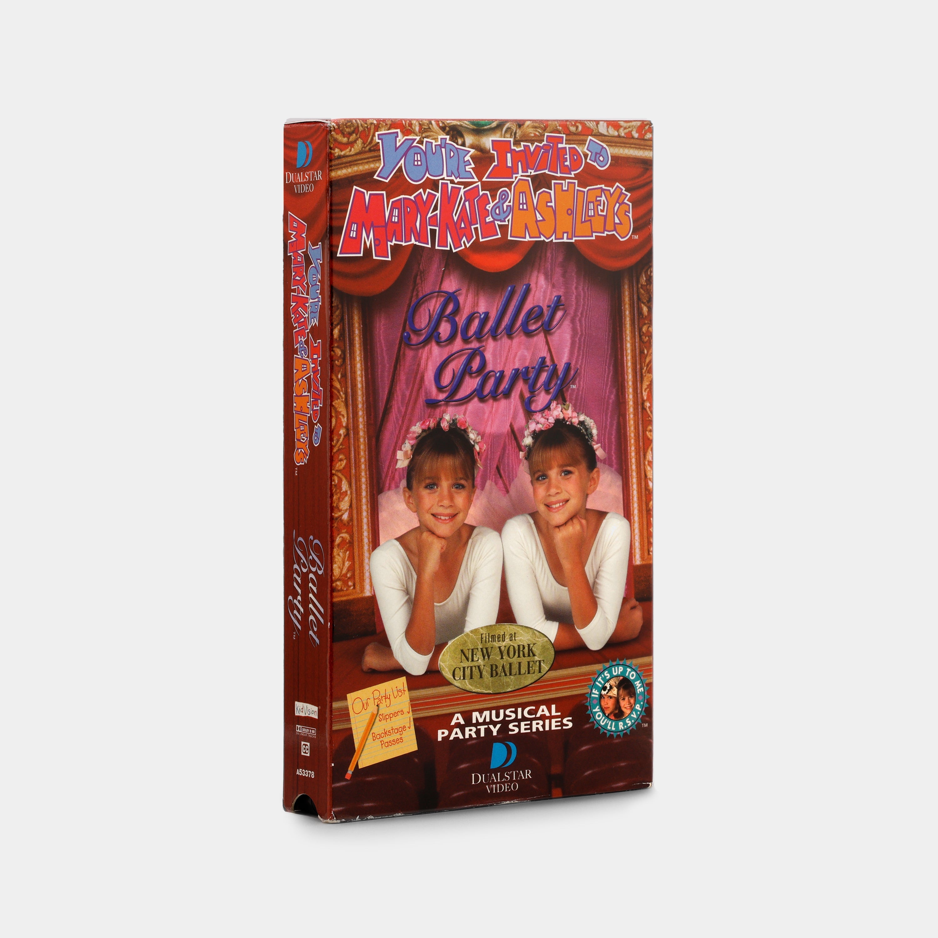 You’re Invited to Mary-Kate & Ashley’s Ballet Party VHS Tape