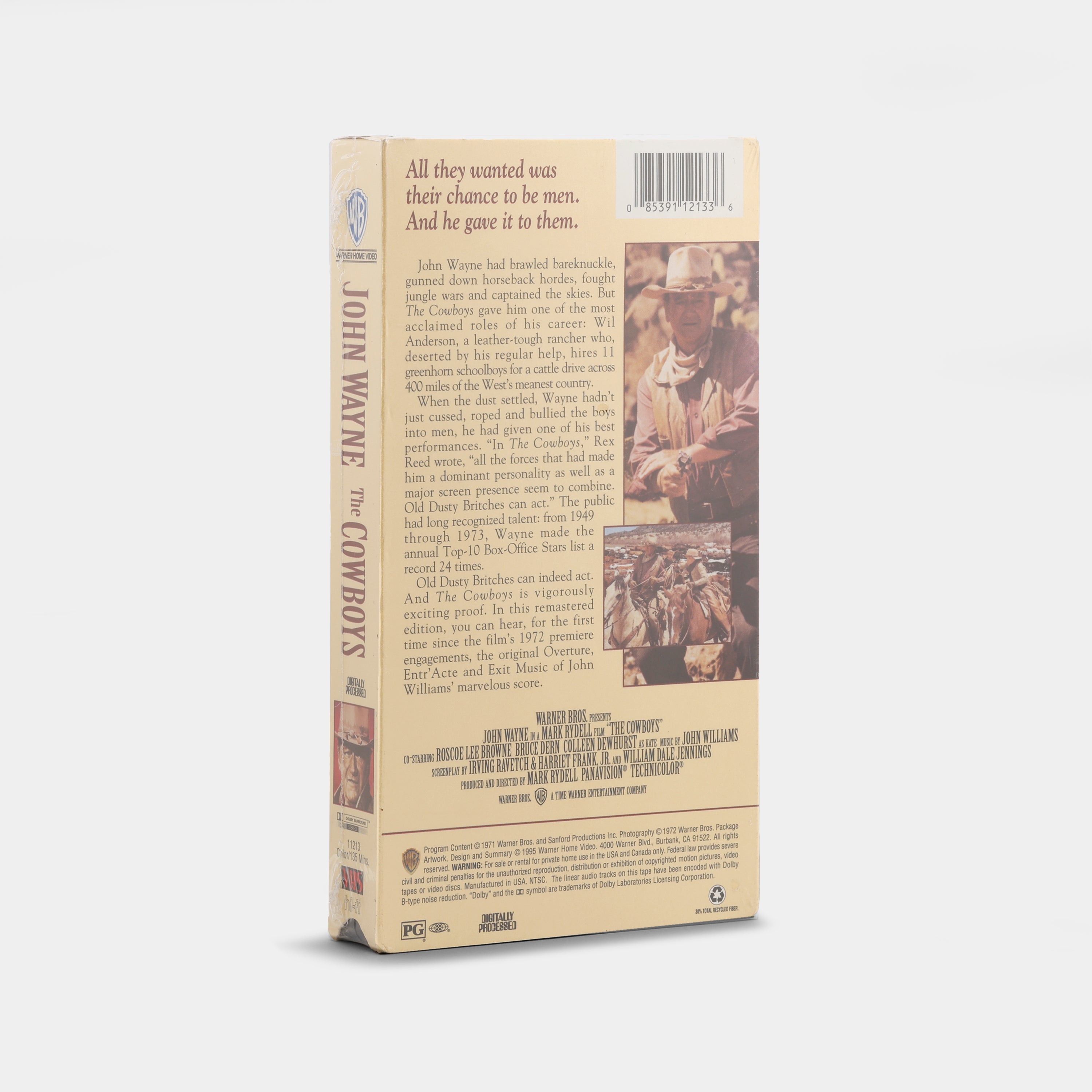 The Cowboys (Sealed) VHS Tape