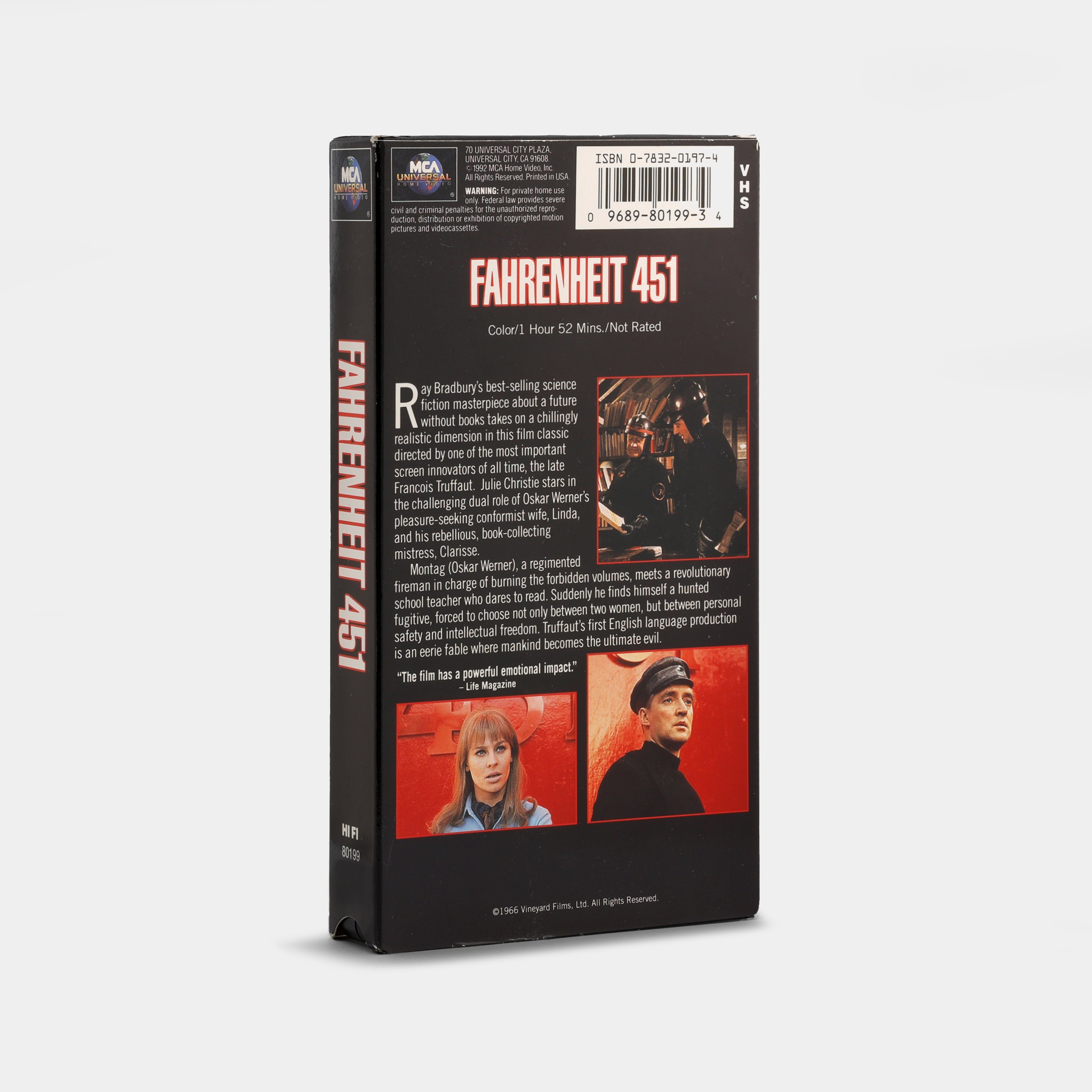 Fahrenheit 451 VHS Tape