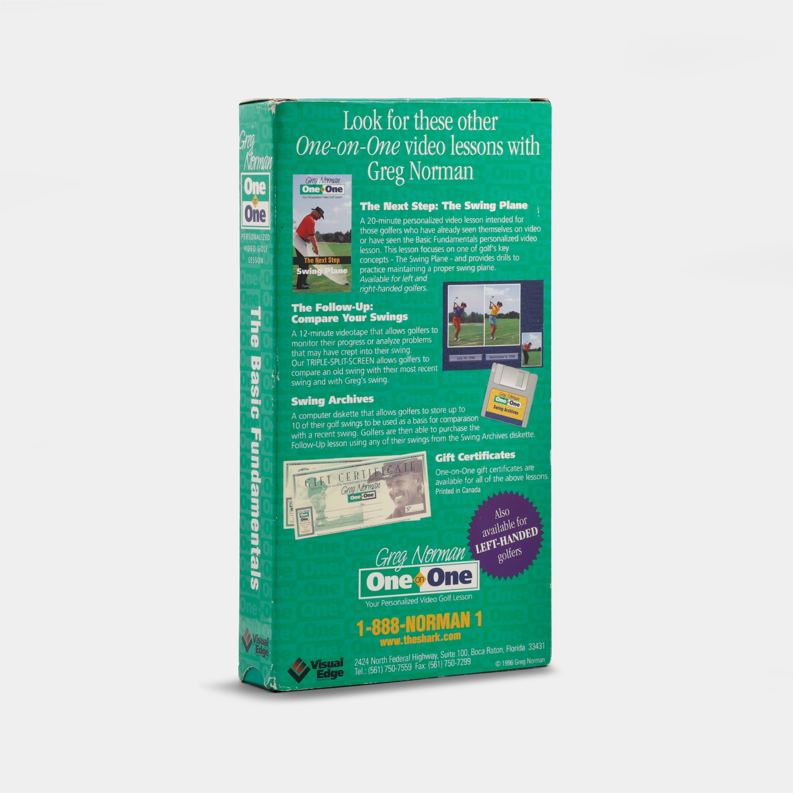 Greg Norman: One on One – The Basic Fundamentals VHS Tape