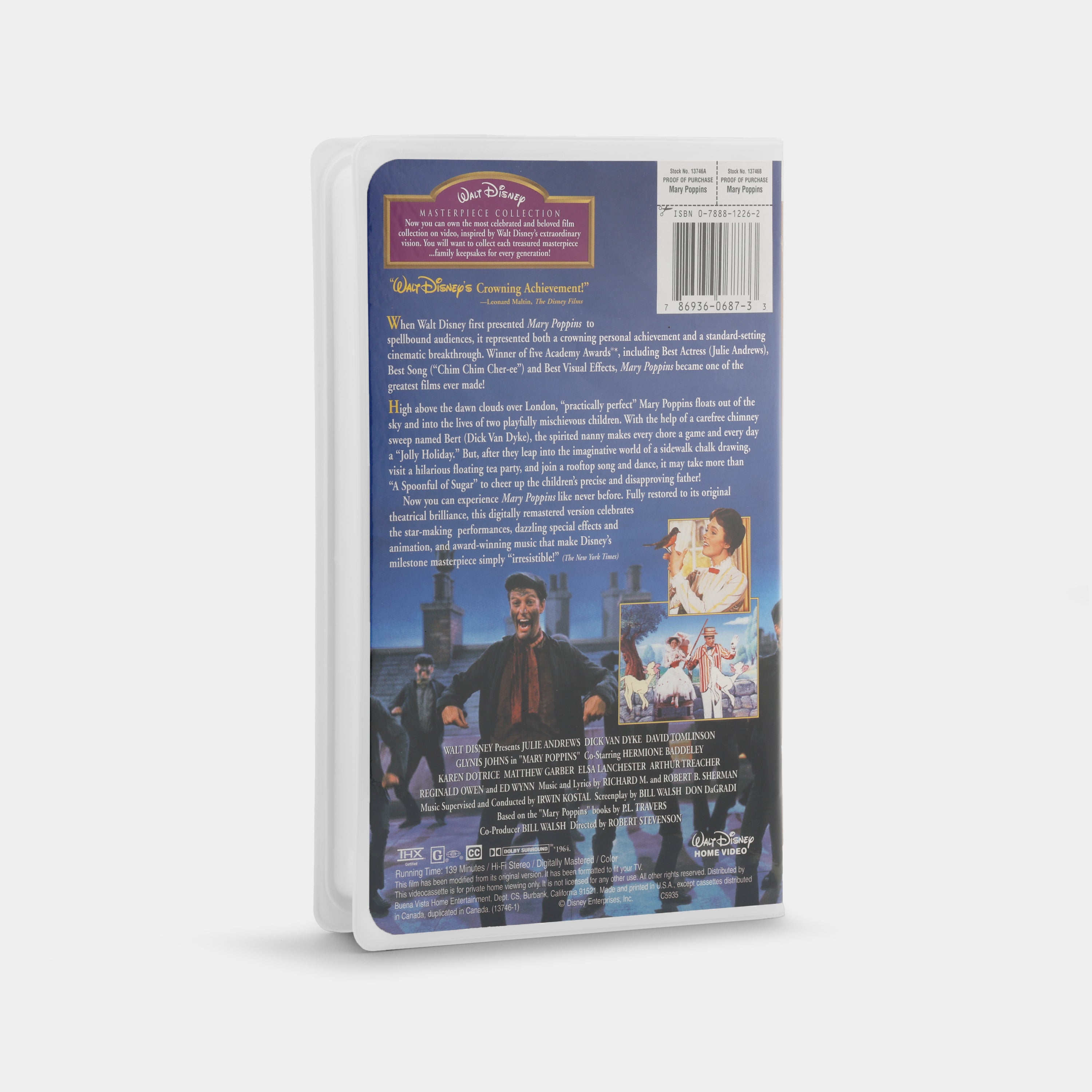 Mary Poppins (Masterpiece Collection) VHS Tape