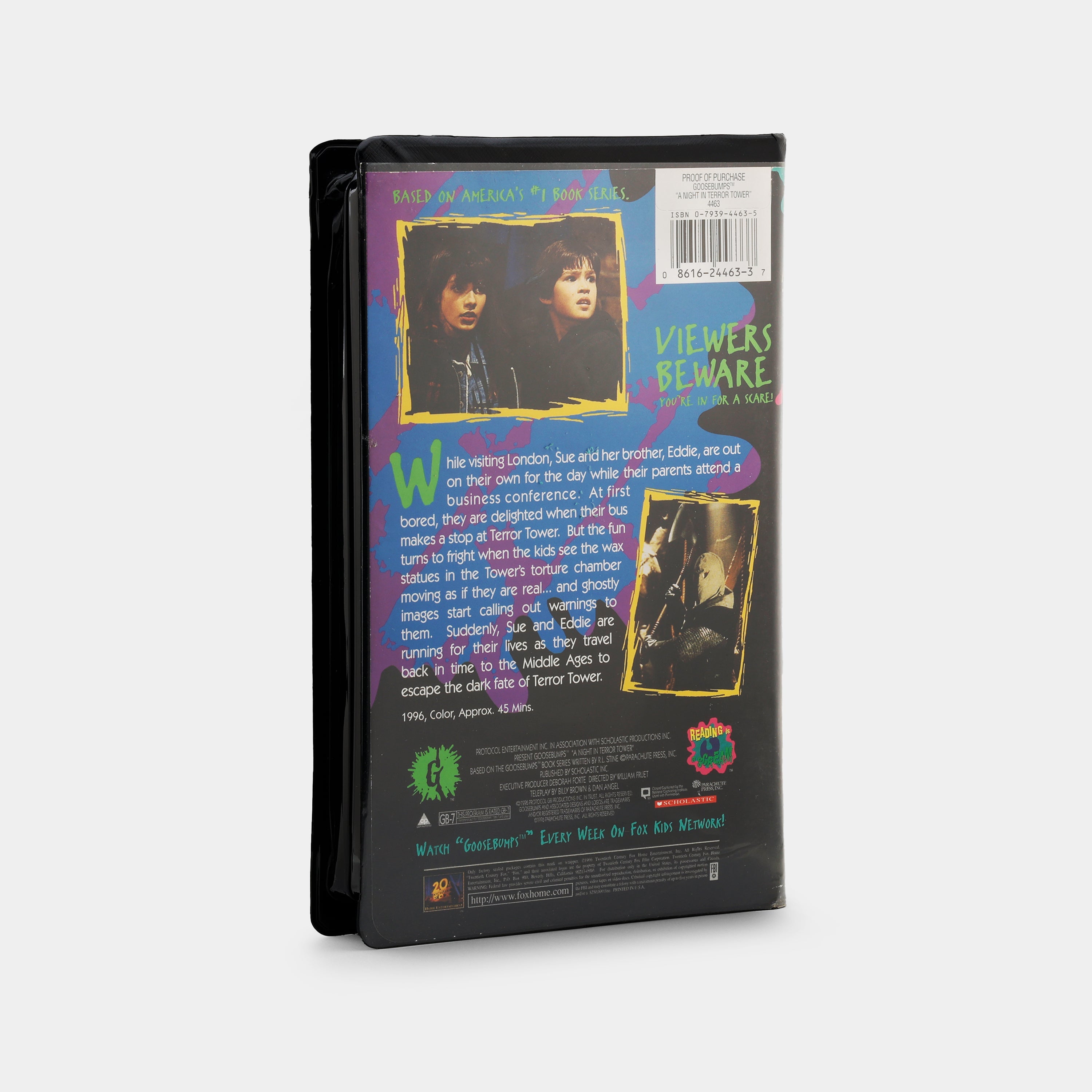 Goosebumps: A Night in Terror Tower VHS Tape