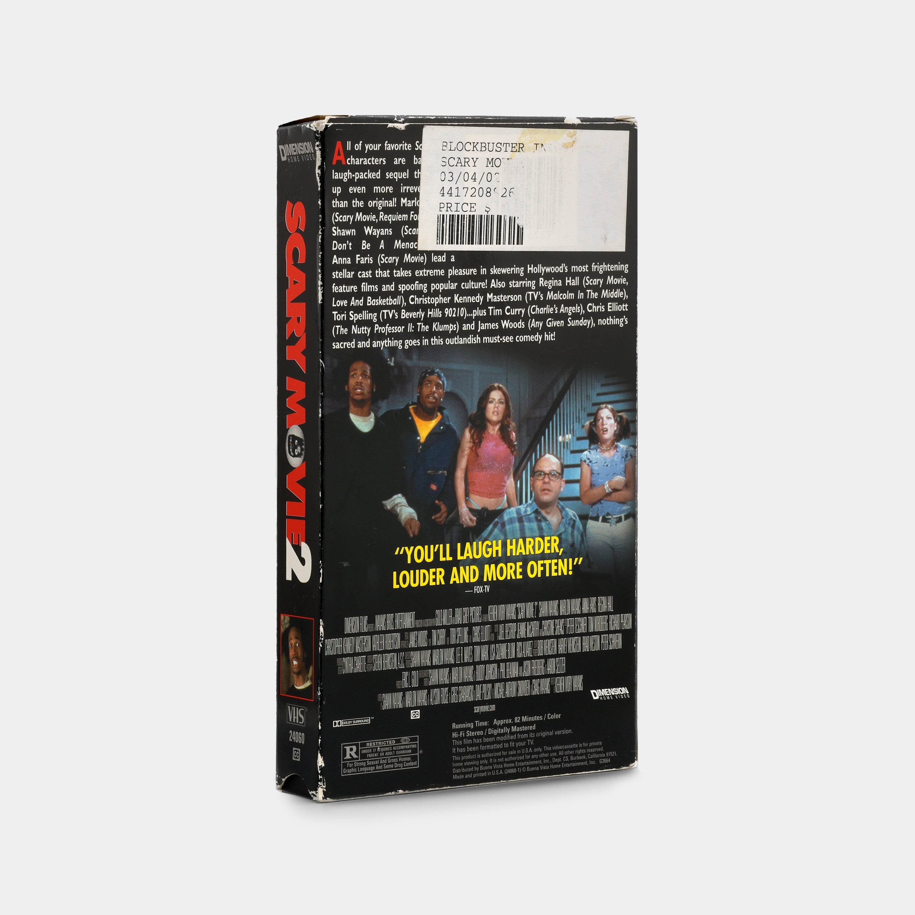 Scary Movie 2 VHS Tape