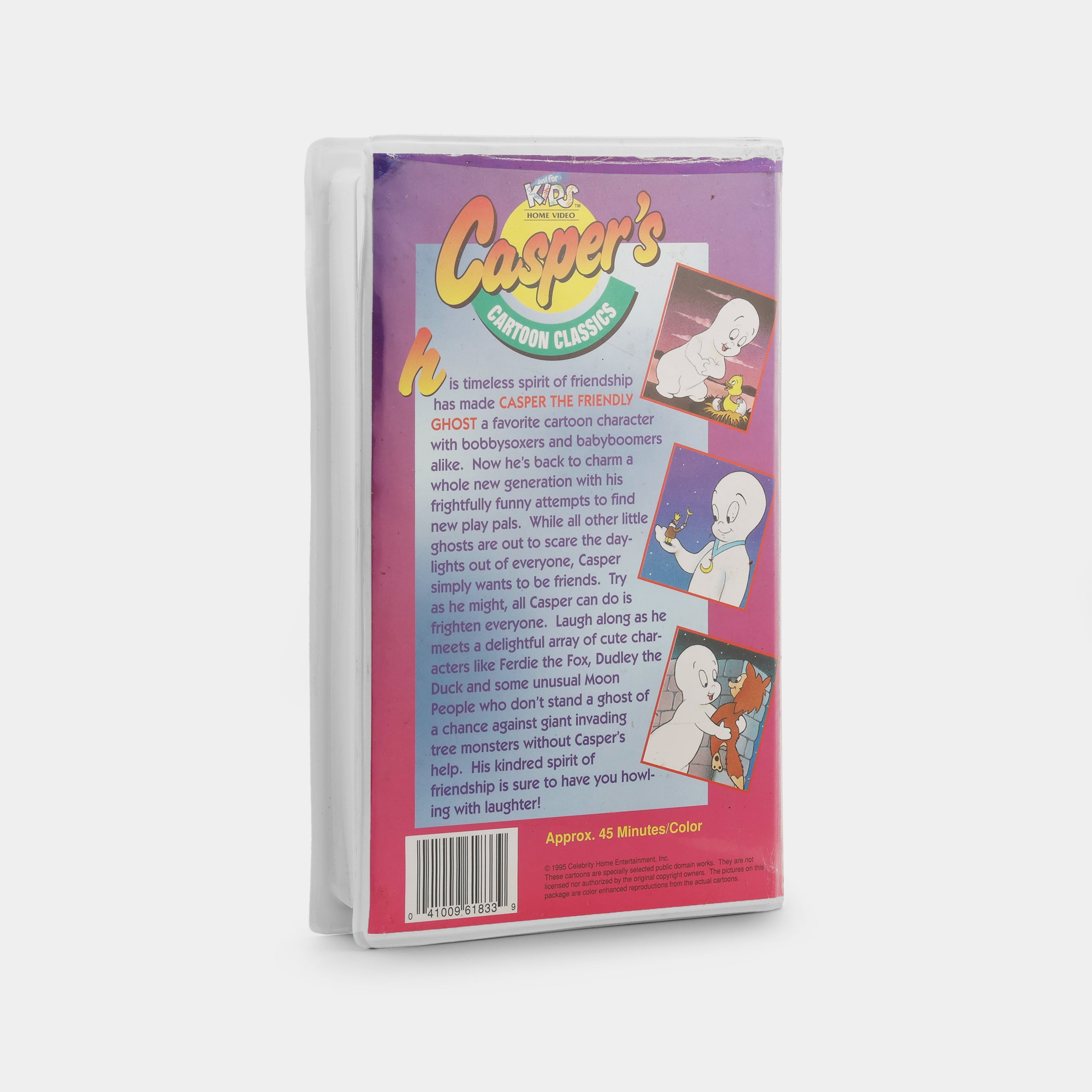 Casper's Cartoon Classics: The Timeless Spirit of Friendship VHS Tape