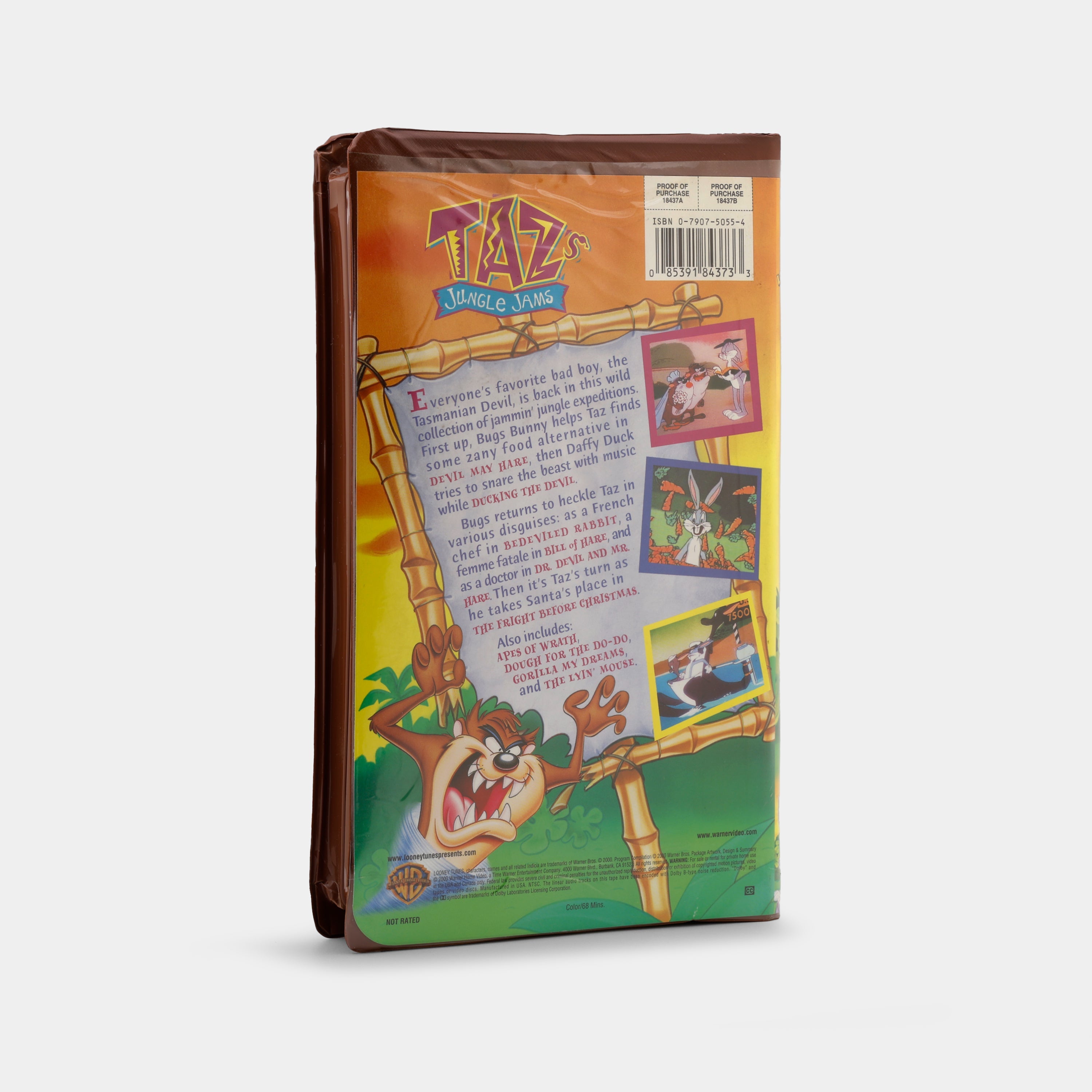 Taz's Jungle Jams VHS Tape