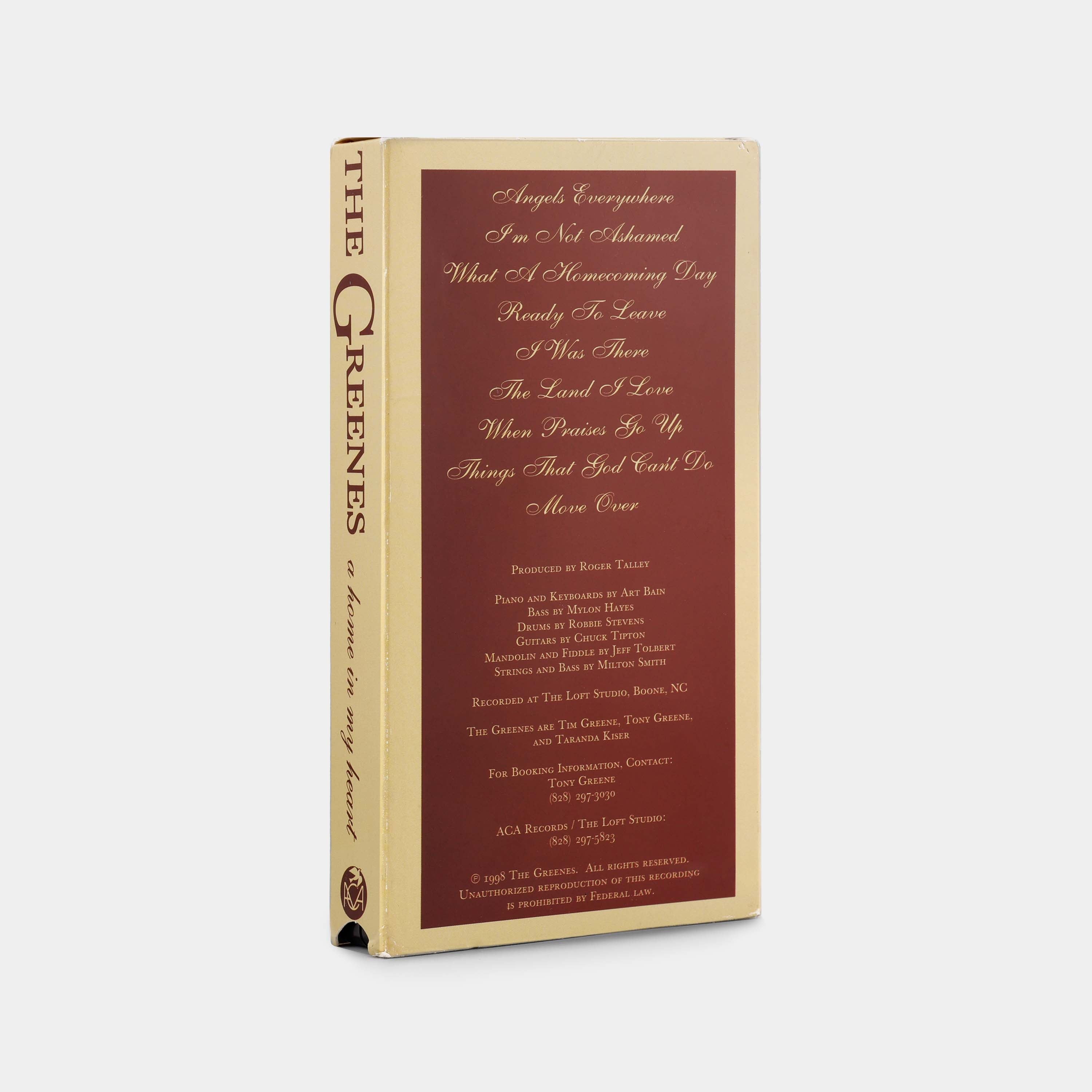 The Greenes: A Home in My Heart VHS Tape