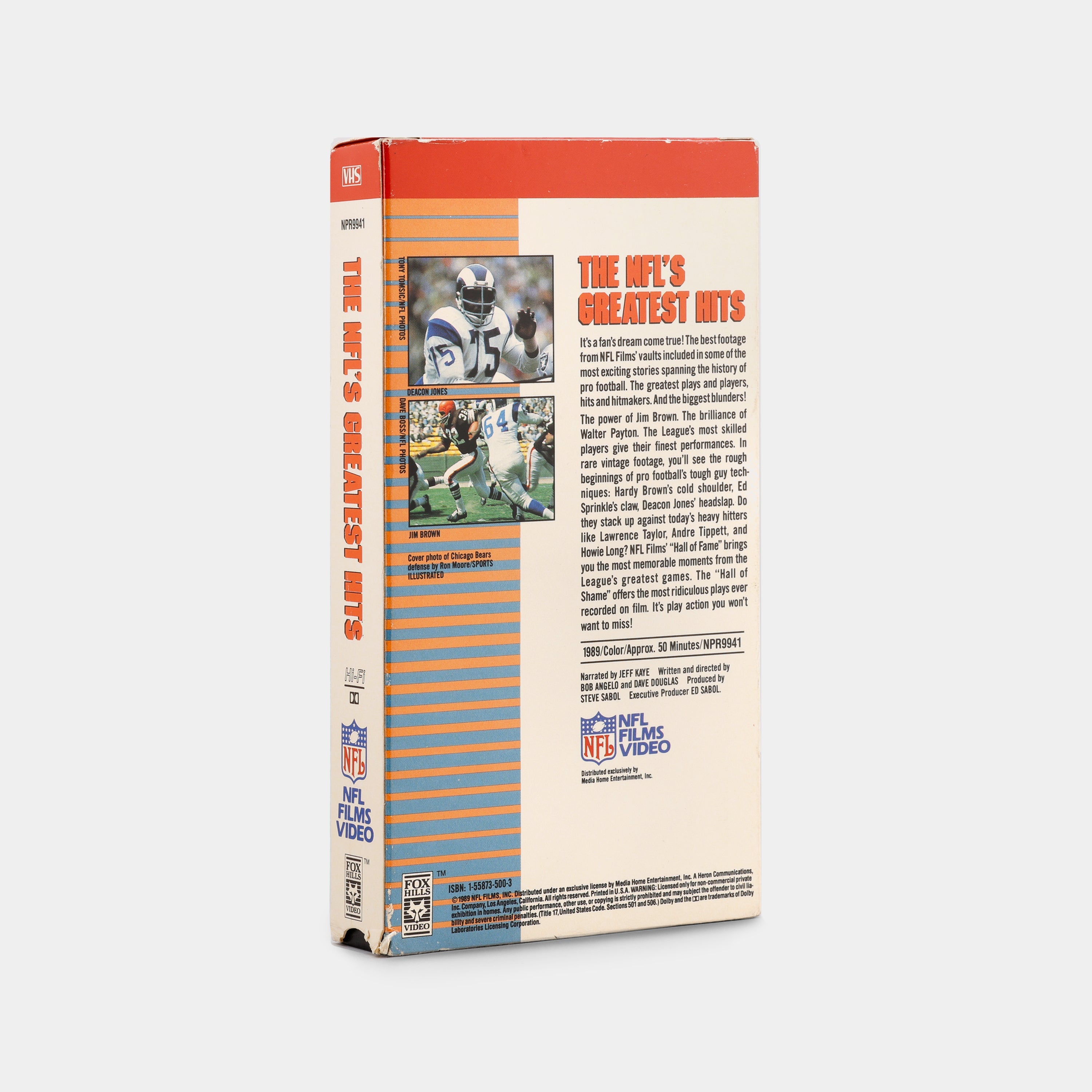 The NFL's Greatest Hits VHS Tape
