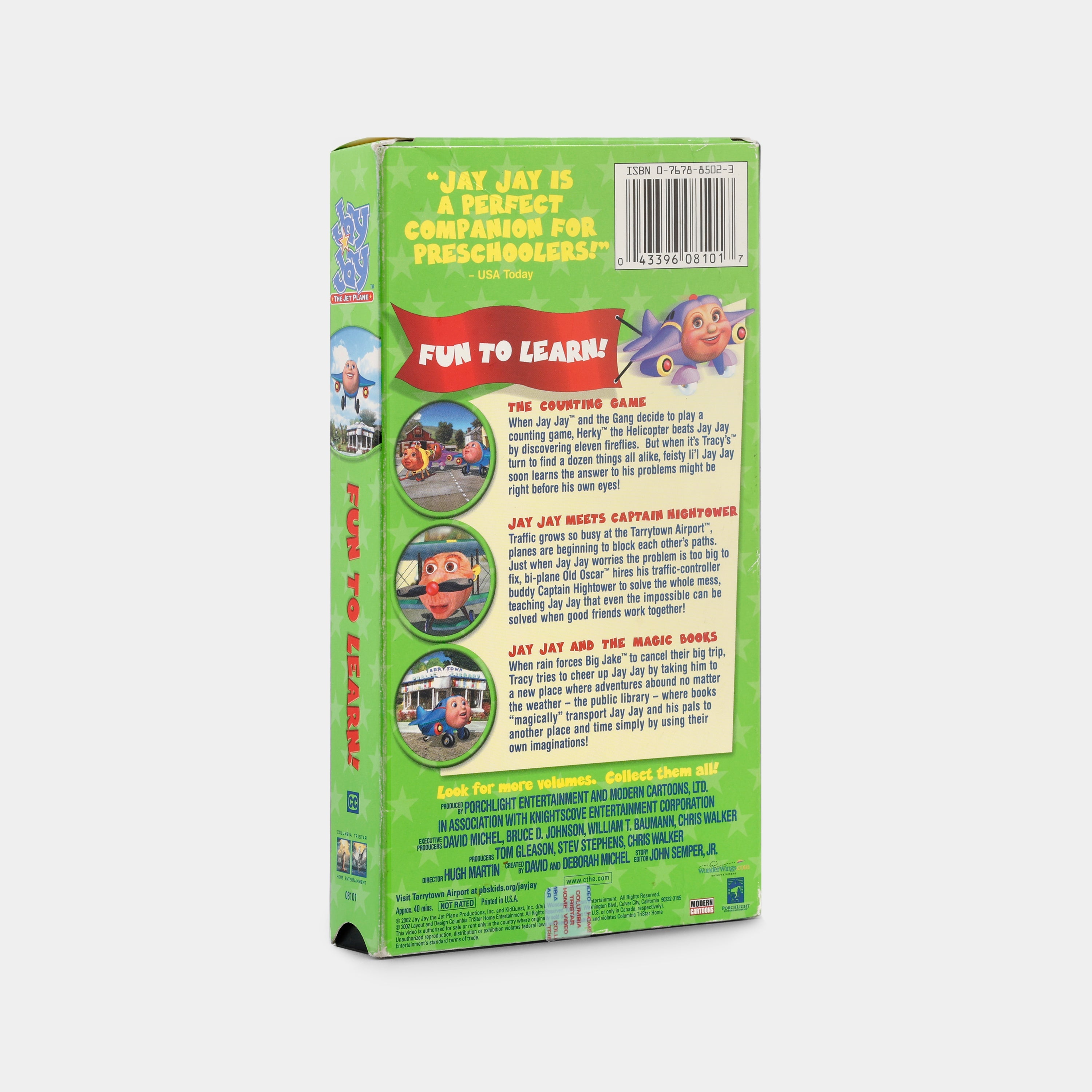 Jay Jay the Jet Plane: Fun to Learn VHS Tape