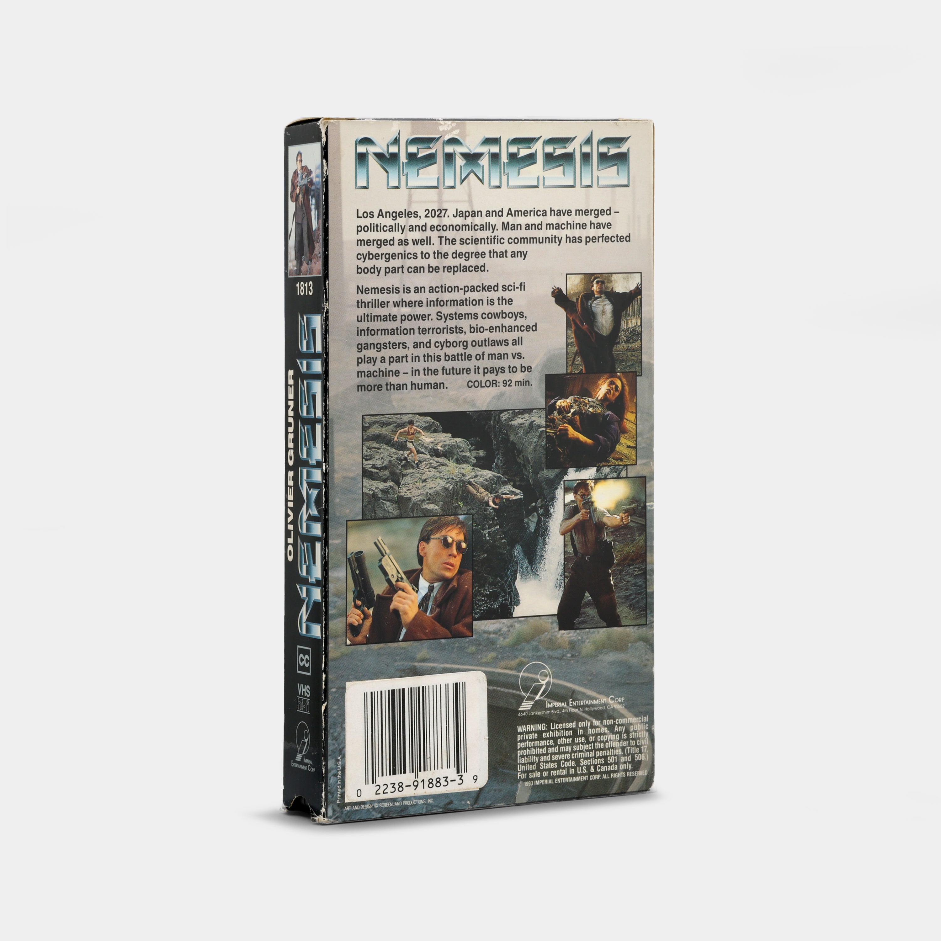 Nemesis VHS Tape