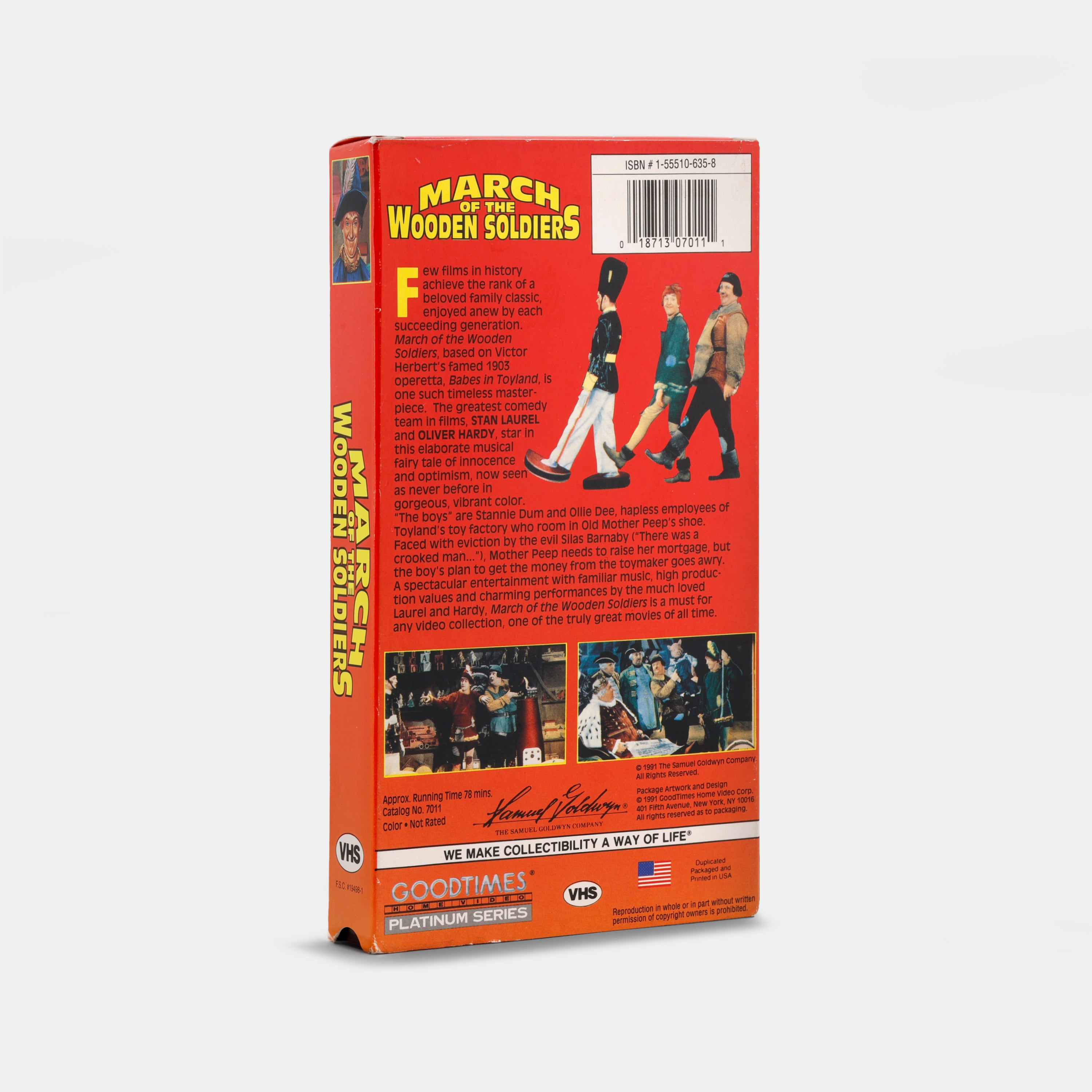 March of the Wooden Soldiers VHS Tape