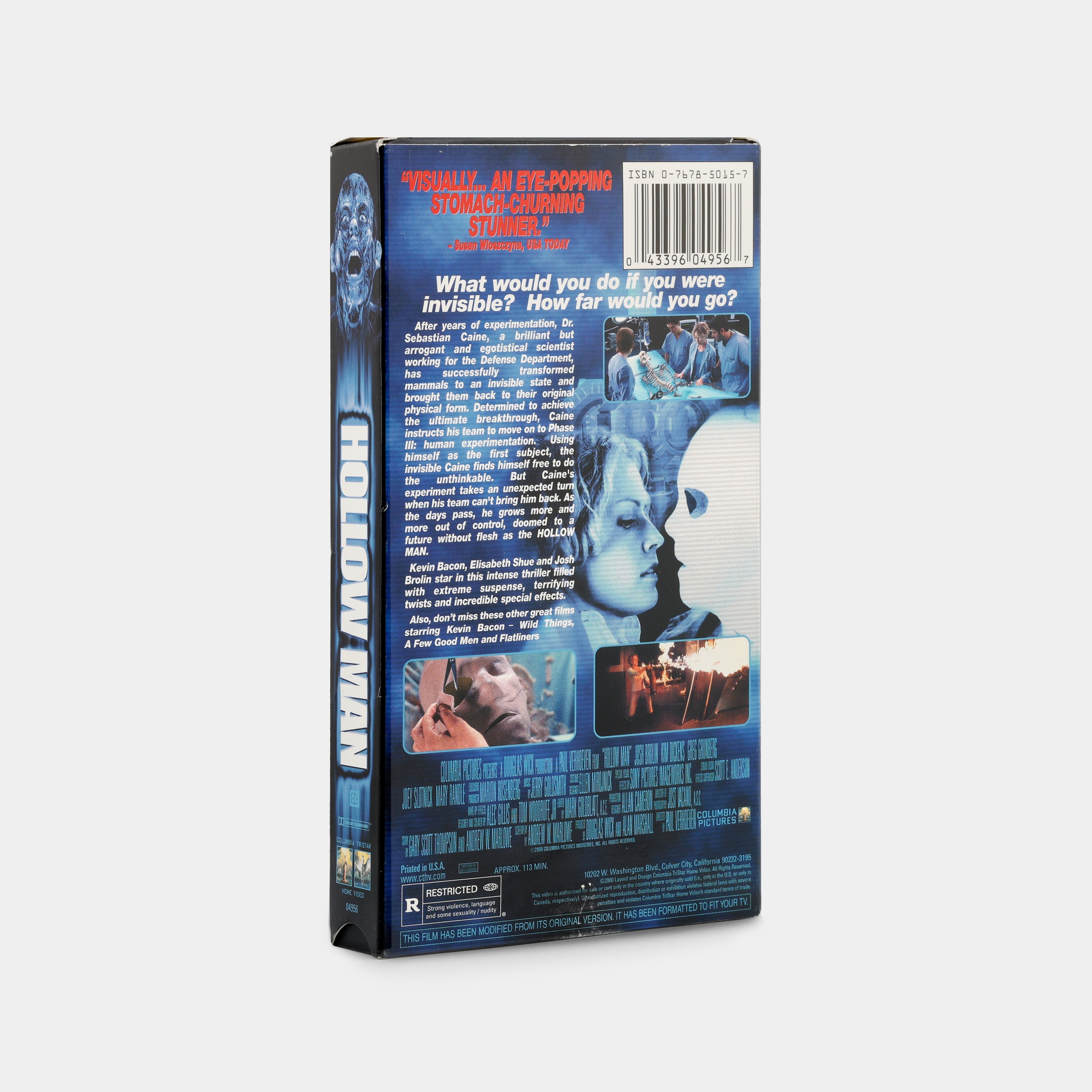 Hollow Man VHS Tape