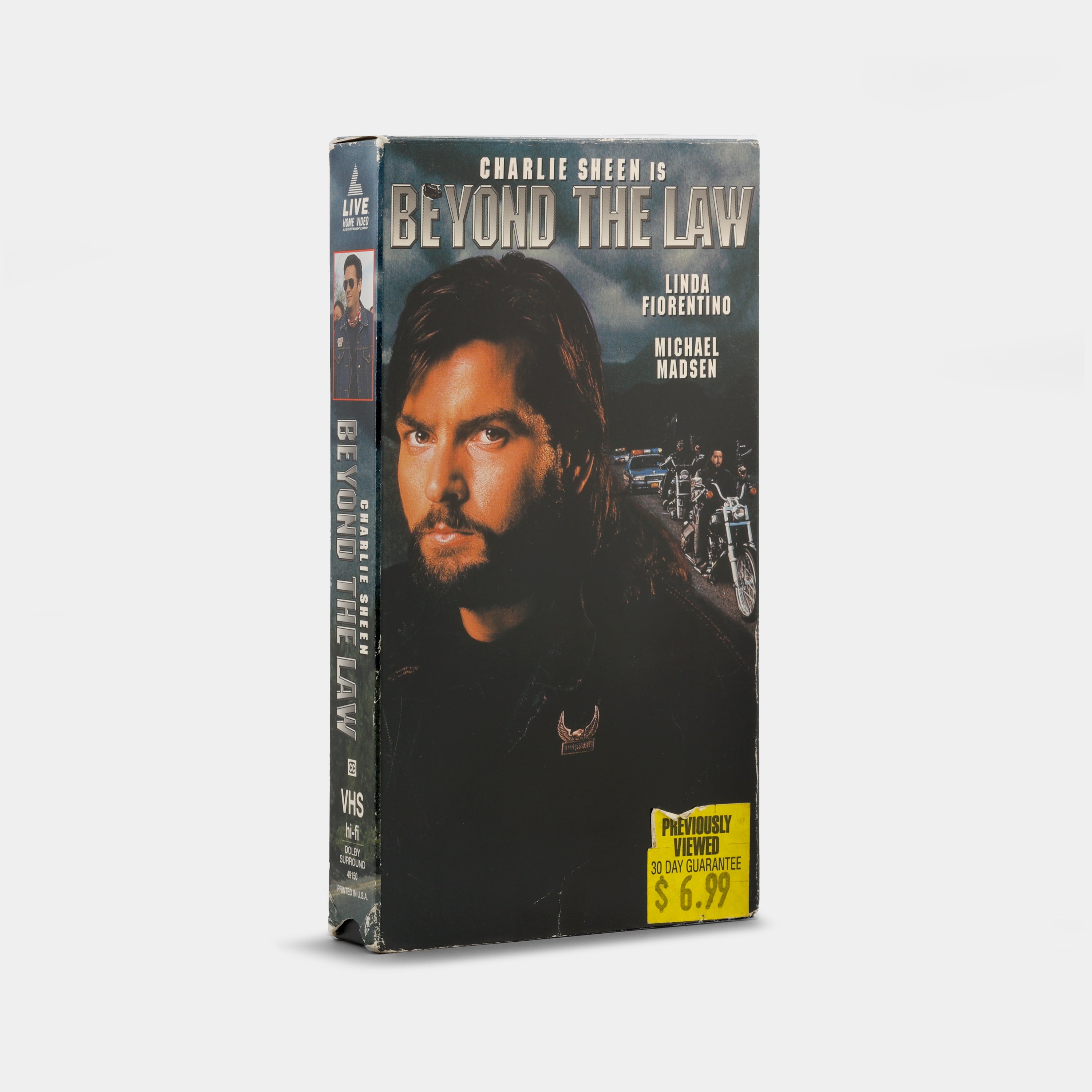 Beyond the Law VHS Tape
