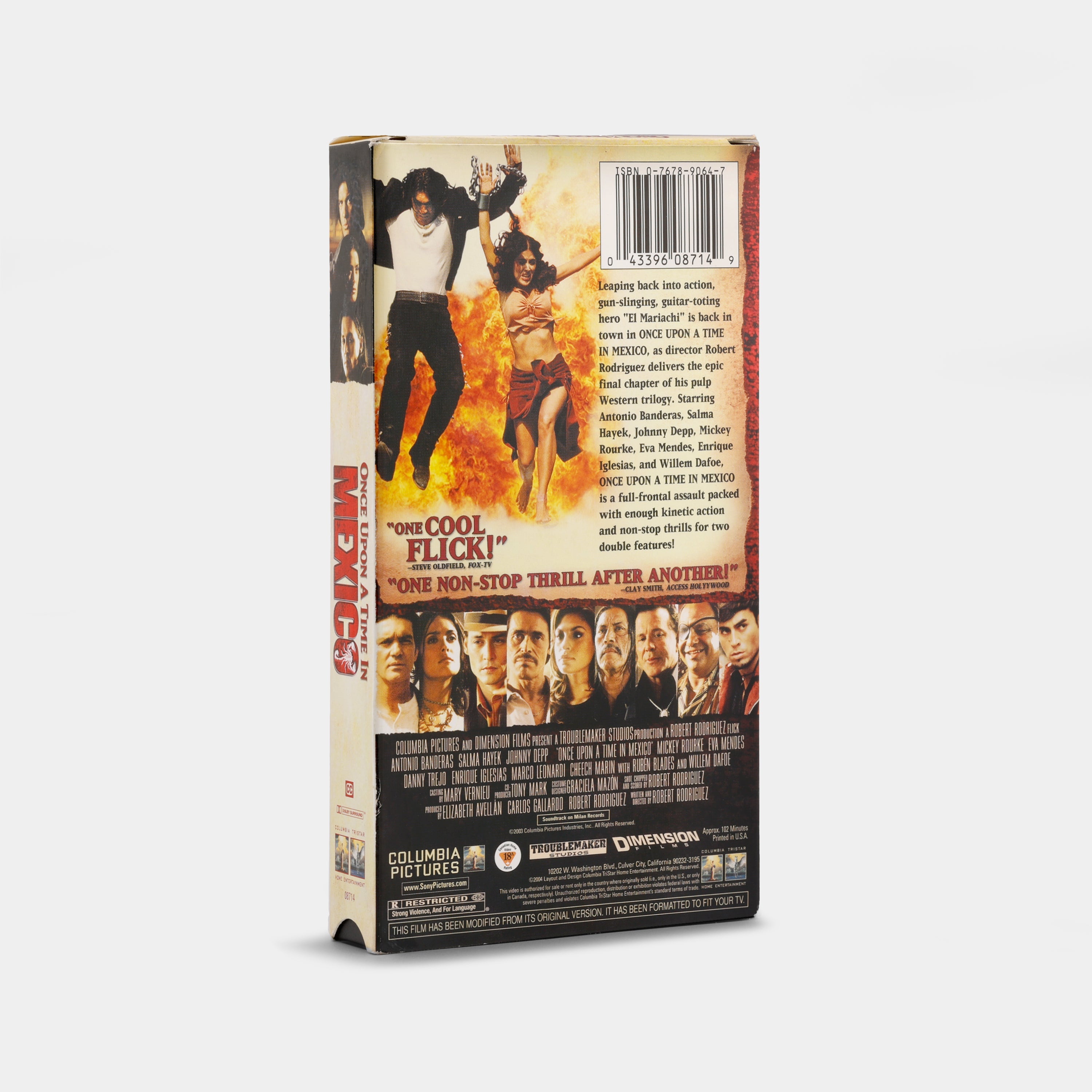 Once Upon a Time in Mexico VHS Tape