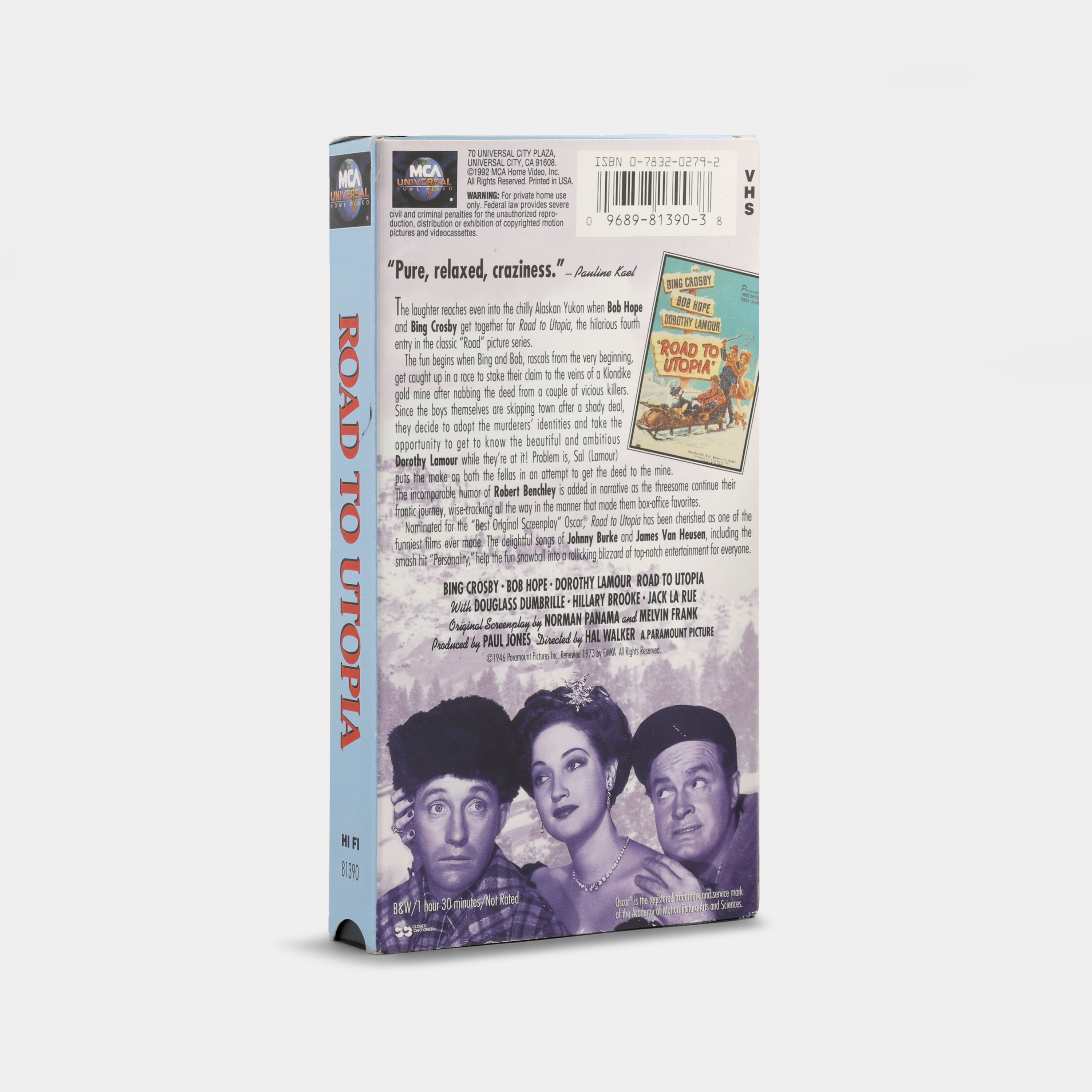 Road to Utopia VHS Tape