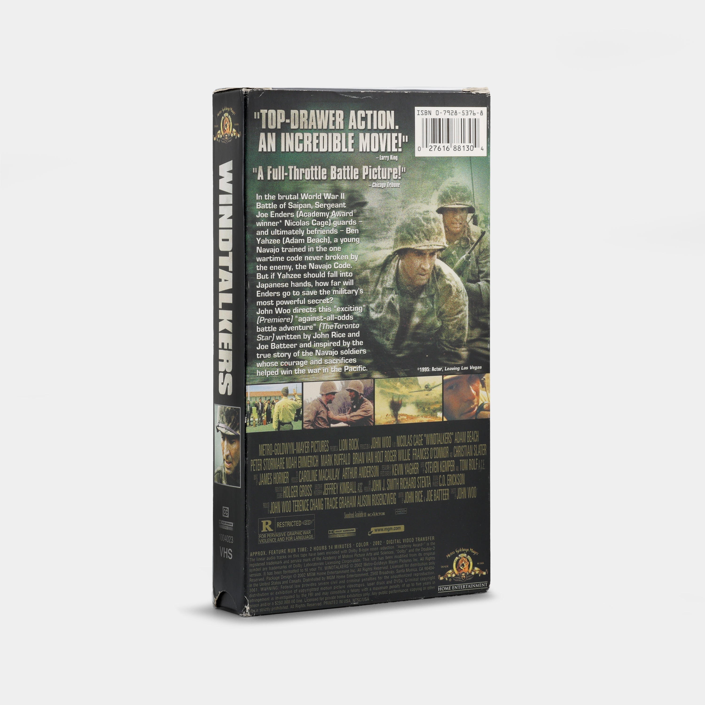 Windtalkers VHS Tape
