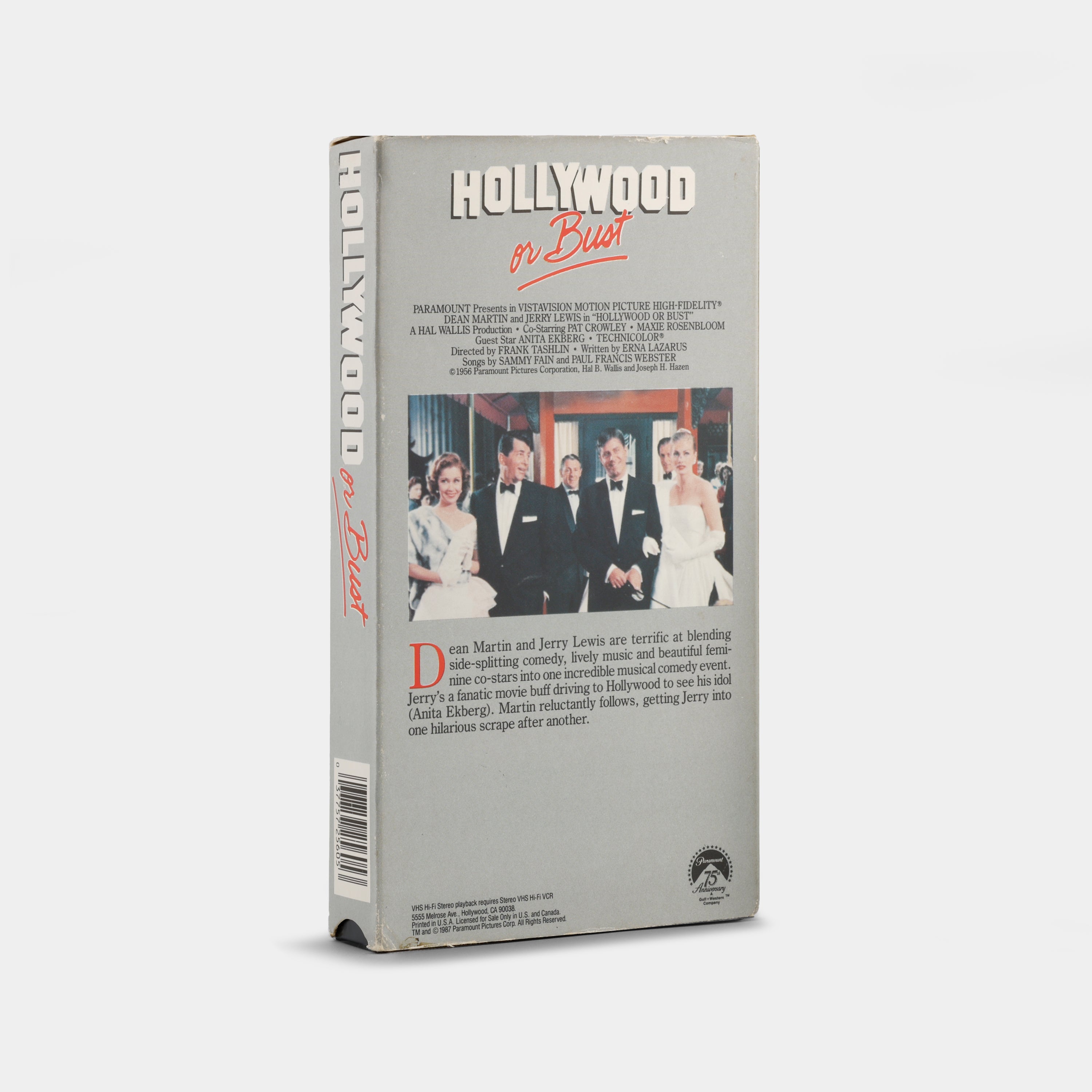 Hollywood or Bust VHS Tape