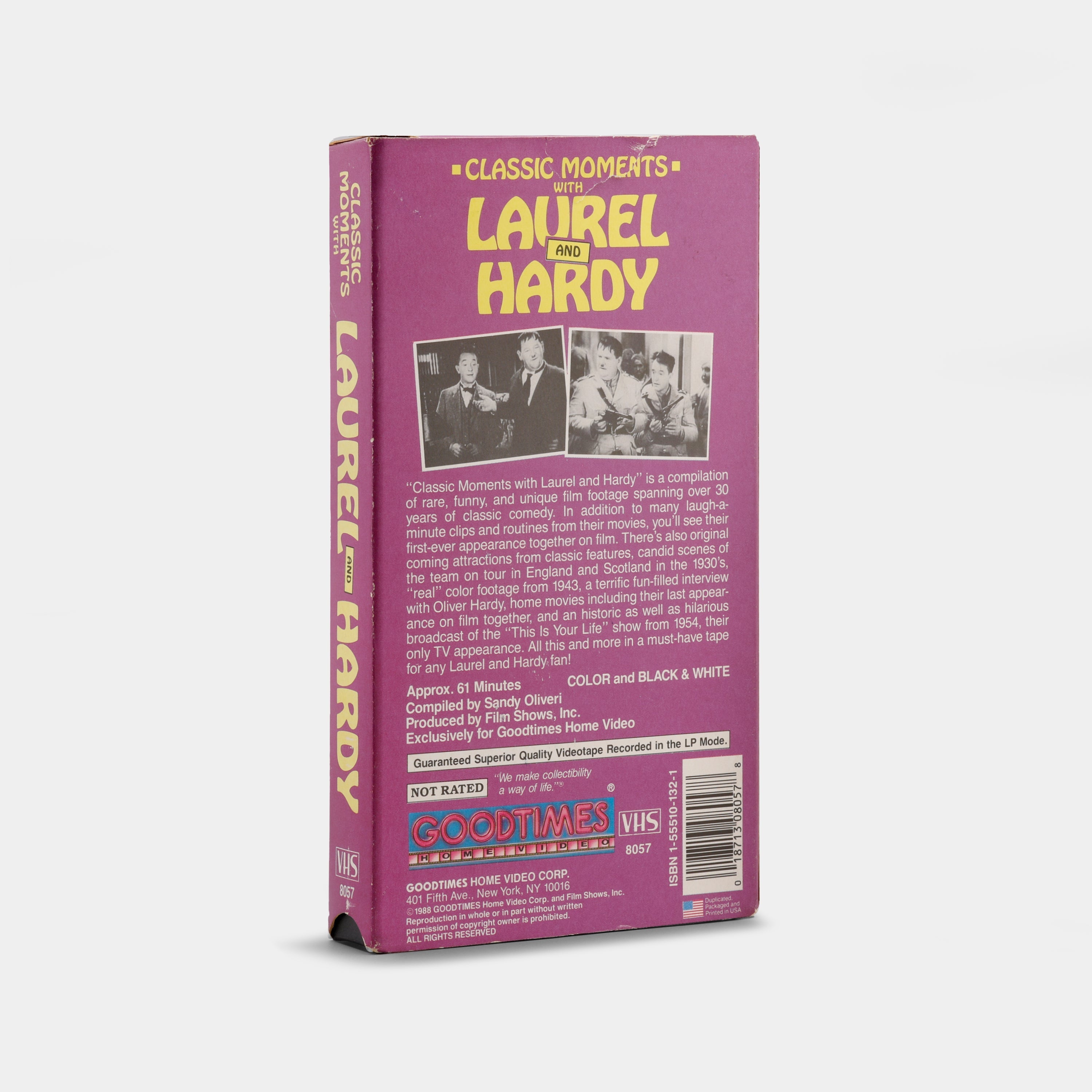 Classic Moments with Laurel & Hardy VHS Tape