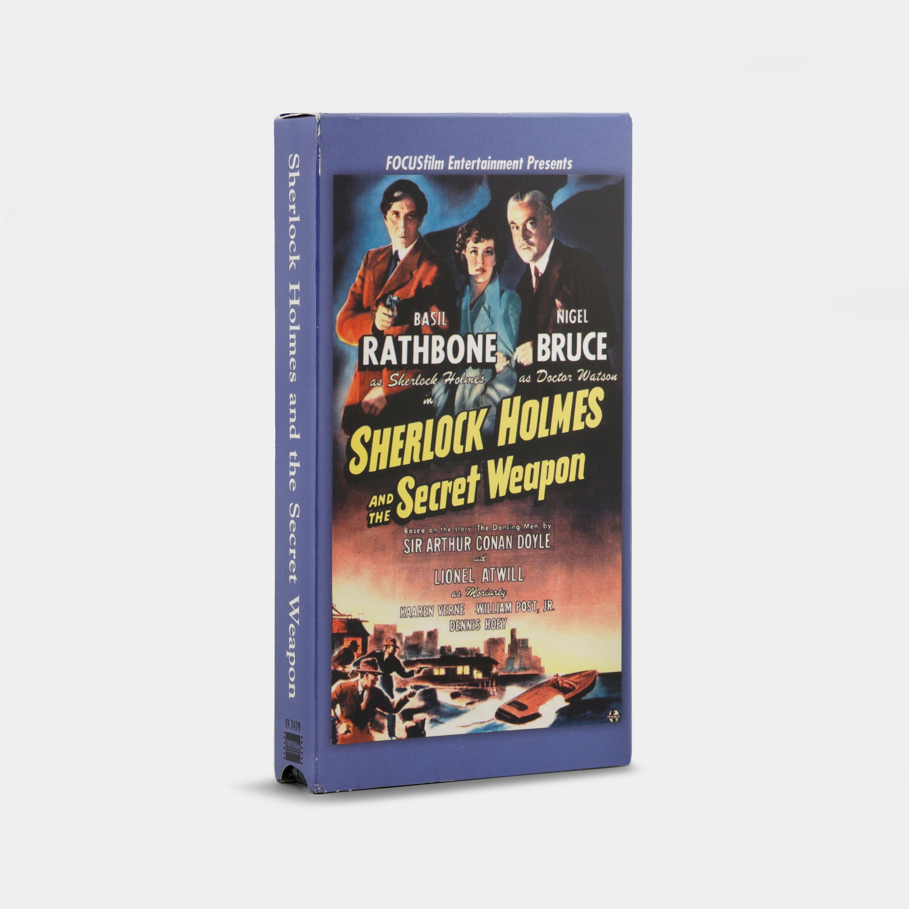 Sherlock Holmes and the Secret Weapon VHS Tape