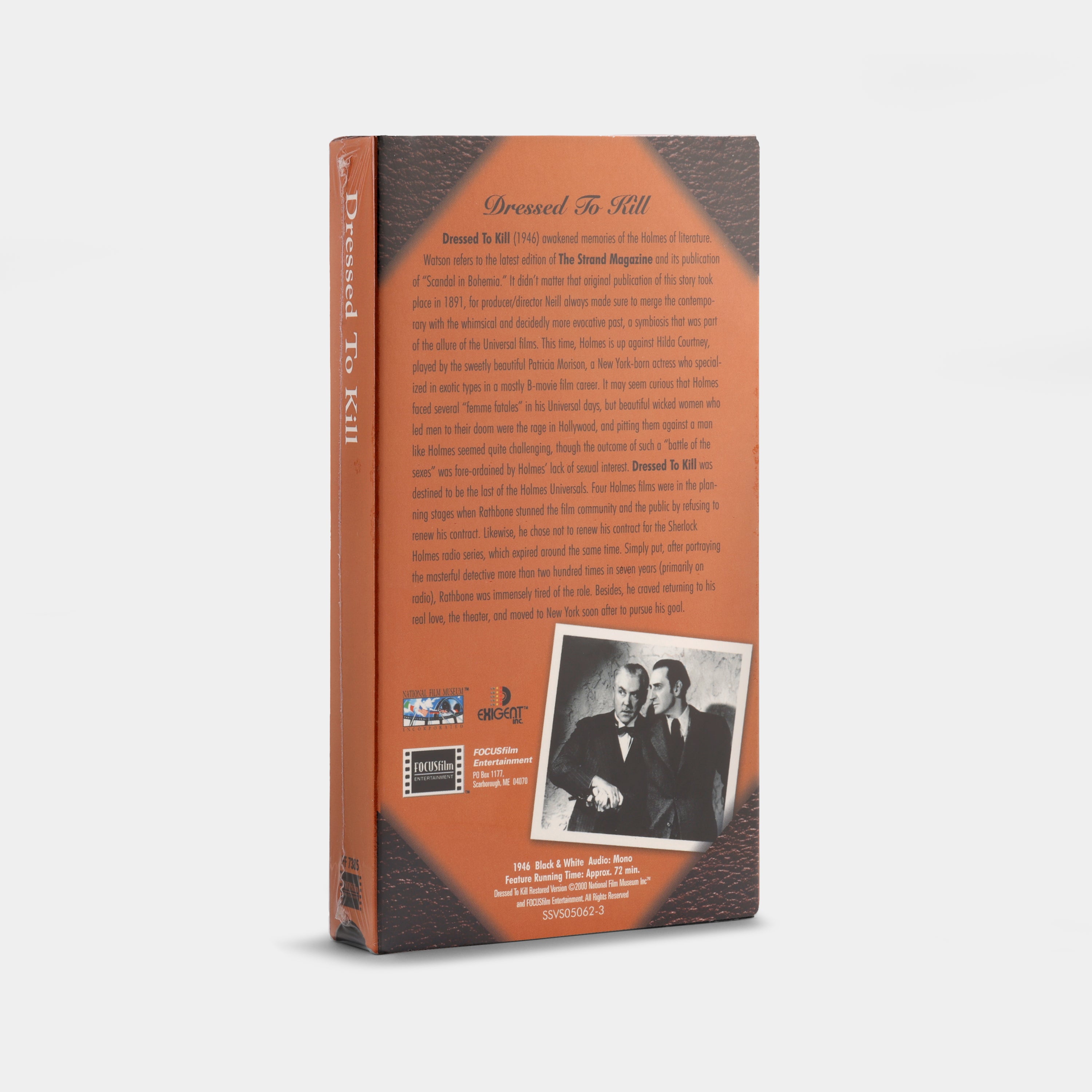 Dressed to Kill (Sealed) VHS Tape