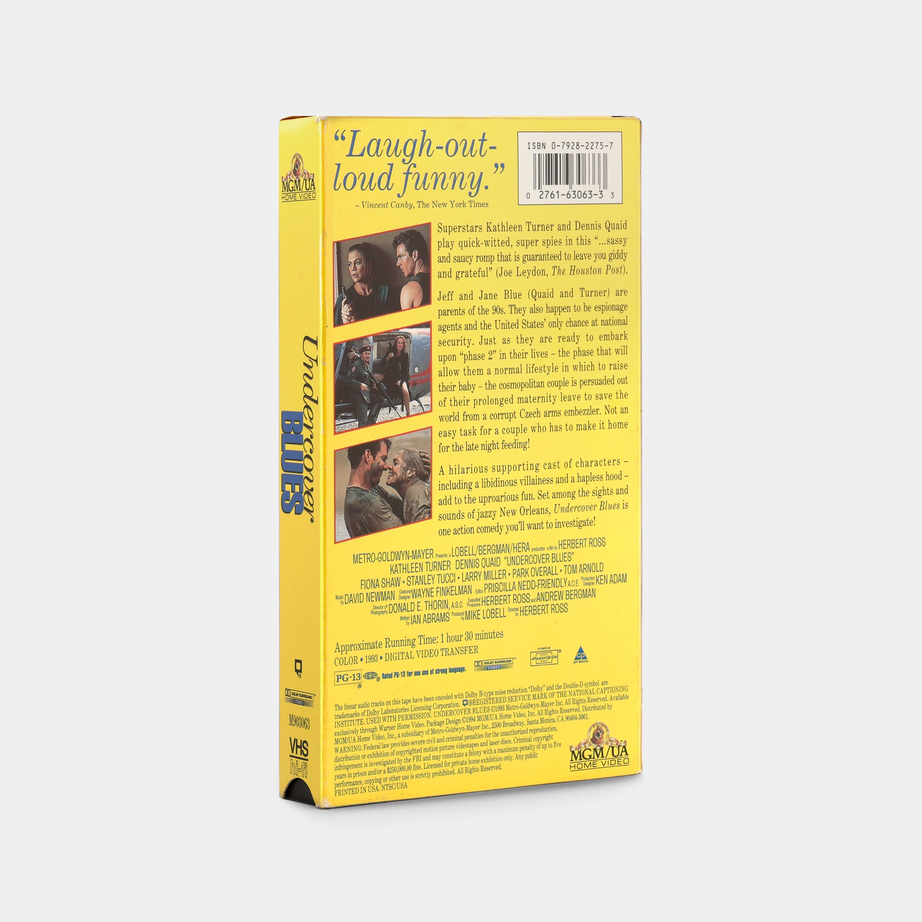 Undercover Blues VHS Tape – Retrospekt