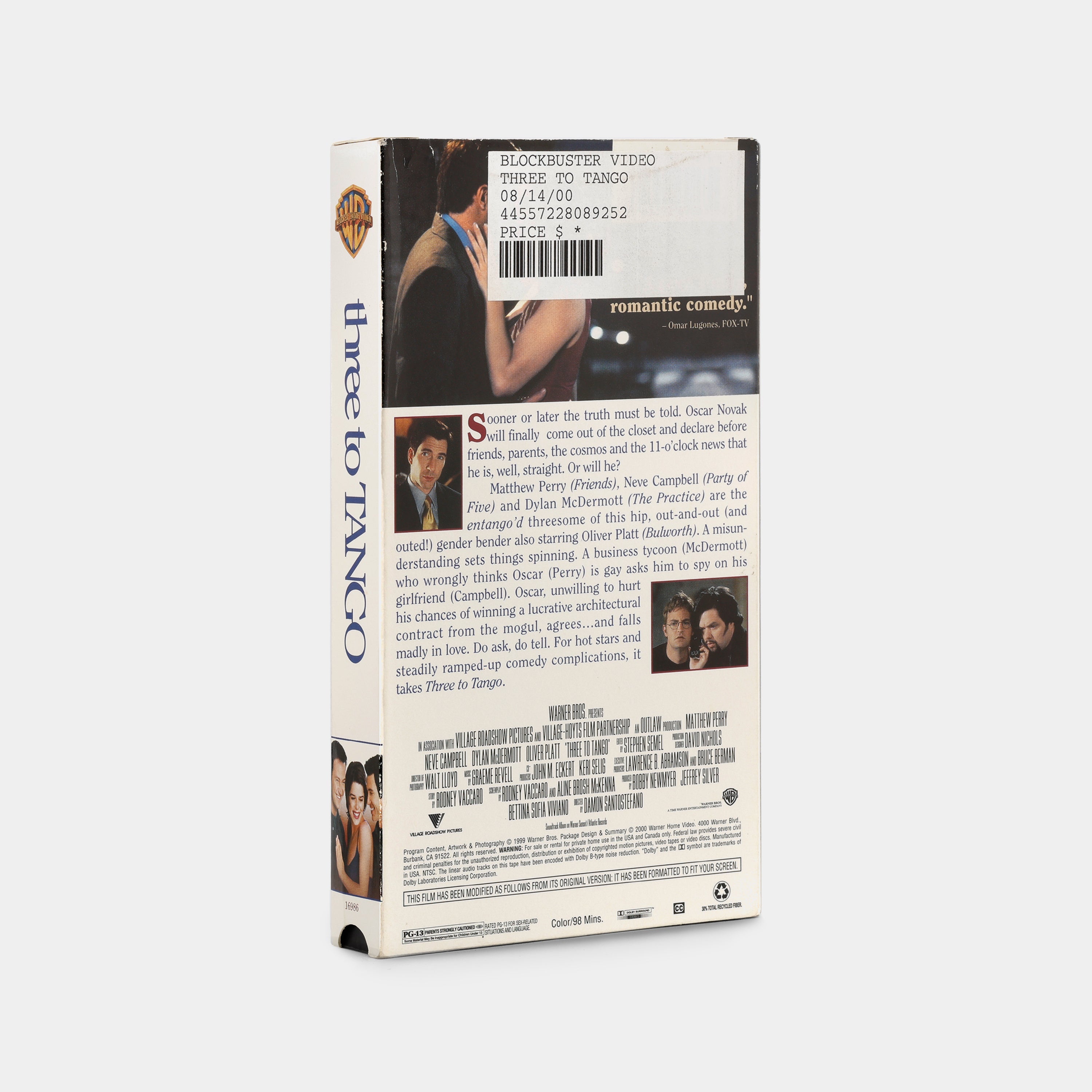 Three to Tango VHS Tape
