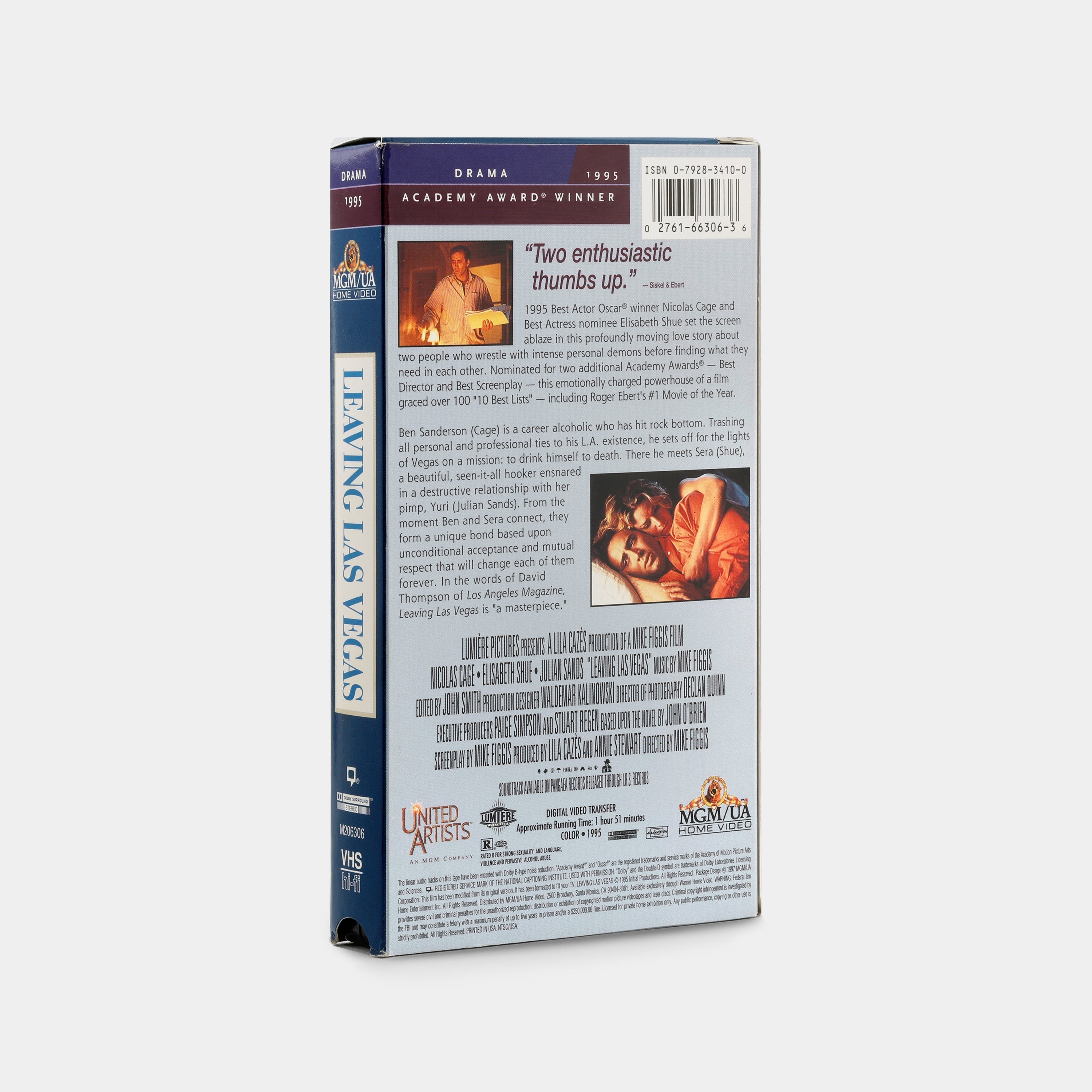 Leaving Las Vegas VHS Tape