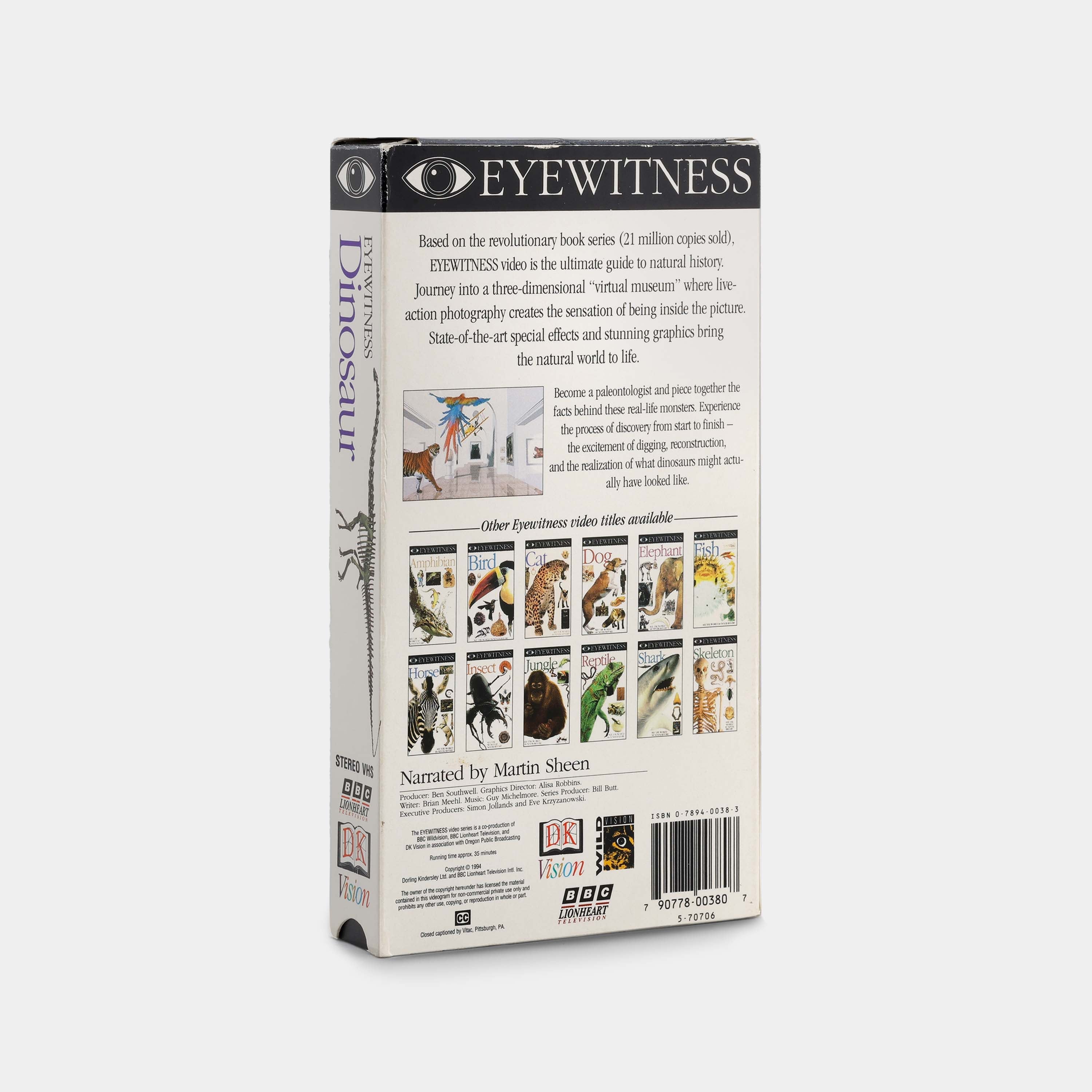 Eyewitness: Dinosaur VHS Tape