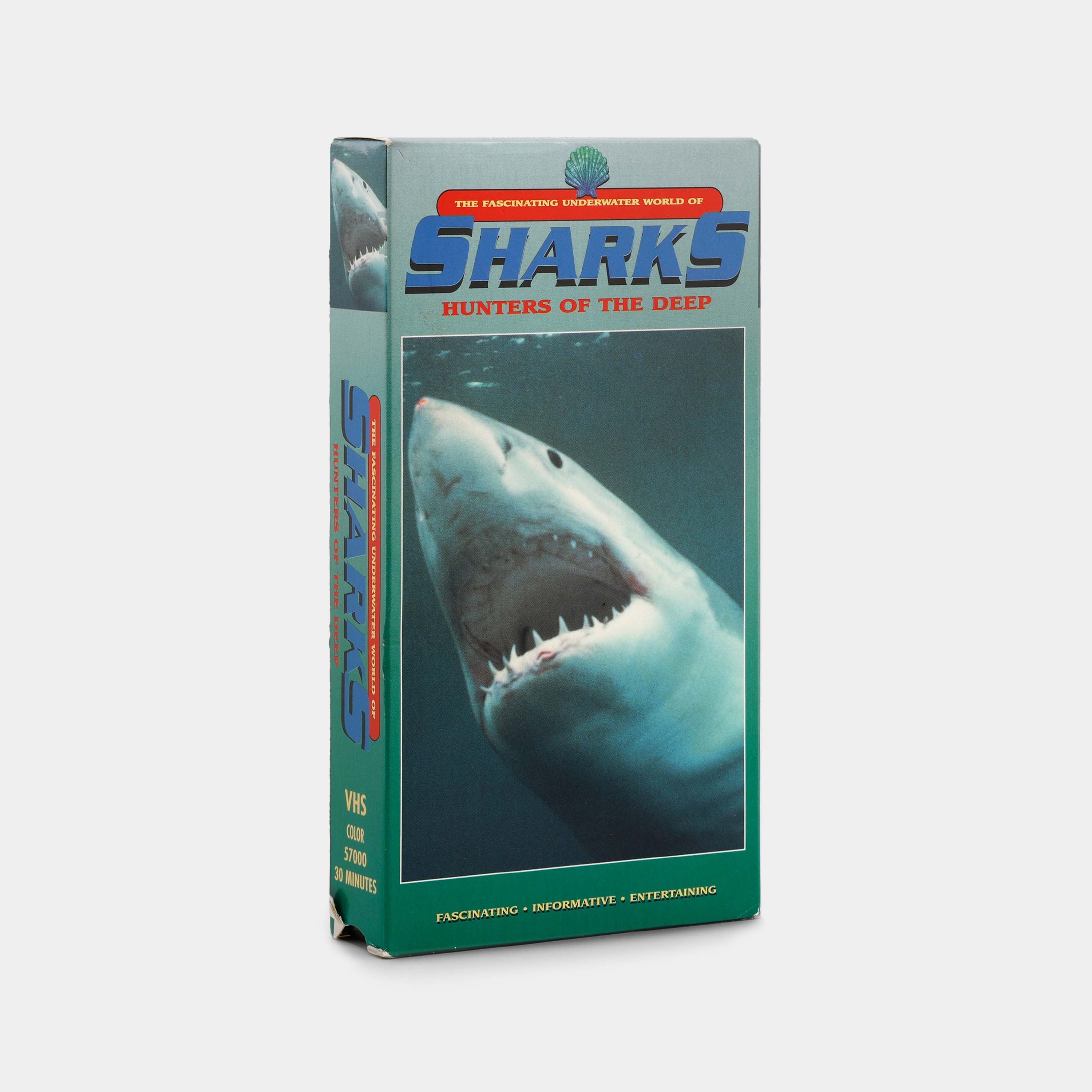 The Fascinating Underwater World of Sharks: Hunters of the Deep VHS Tape