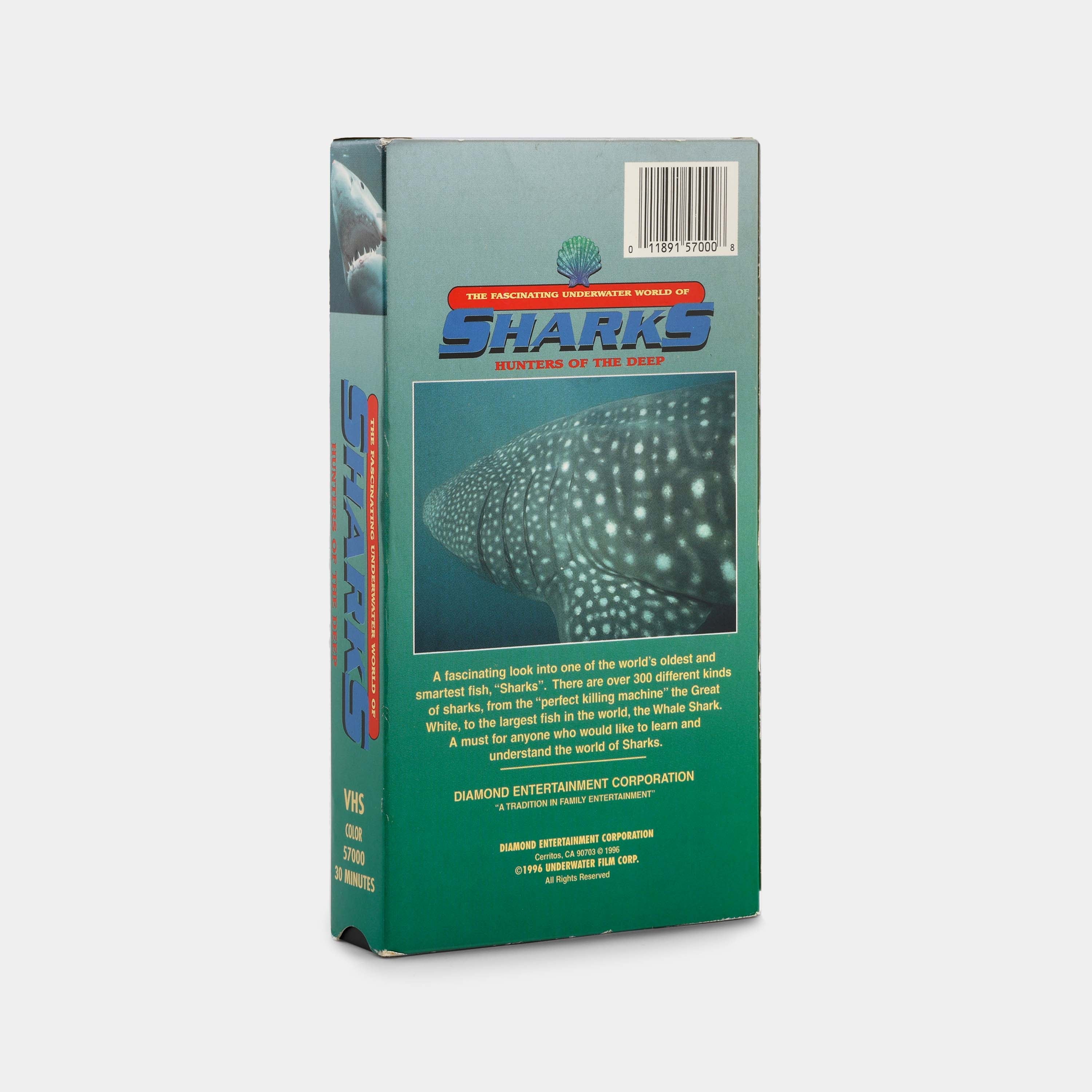 The Fascinating Underwater World of Sharks: Hunters of the Deep VHS Tape