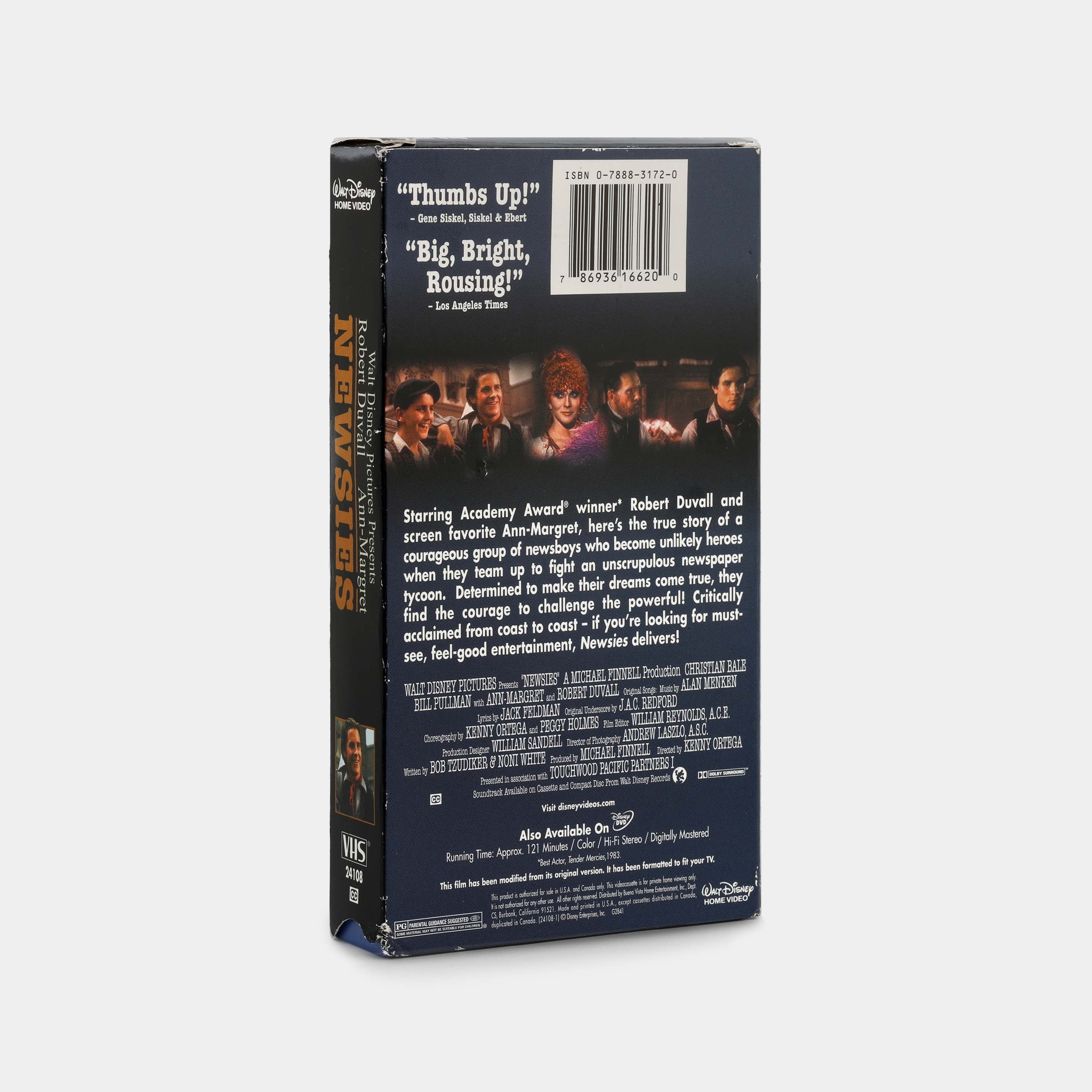 Newsies VHS Tape