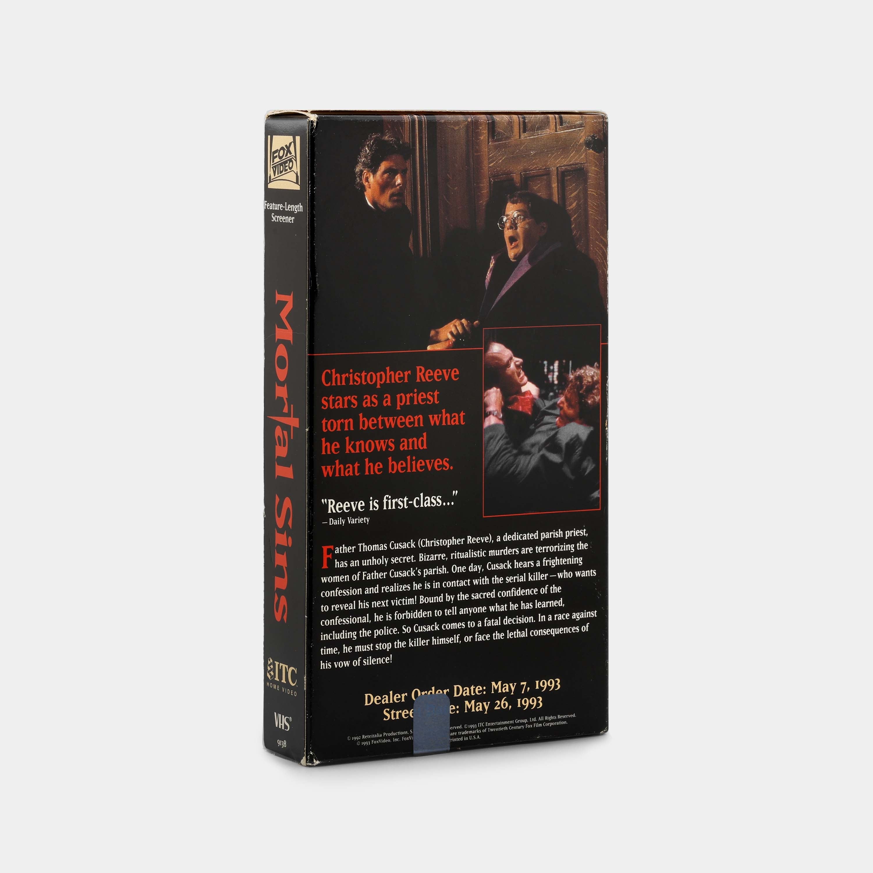 Mortal Sins VHS Tape