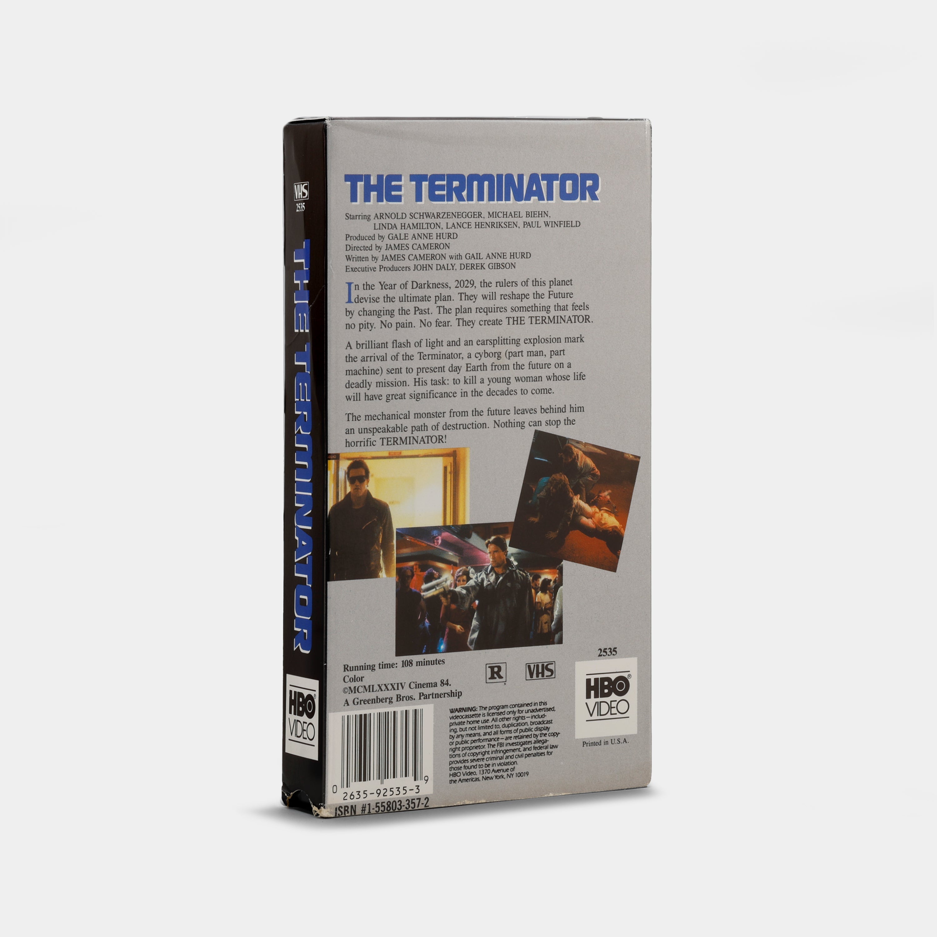 The Terminator VHS Tape