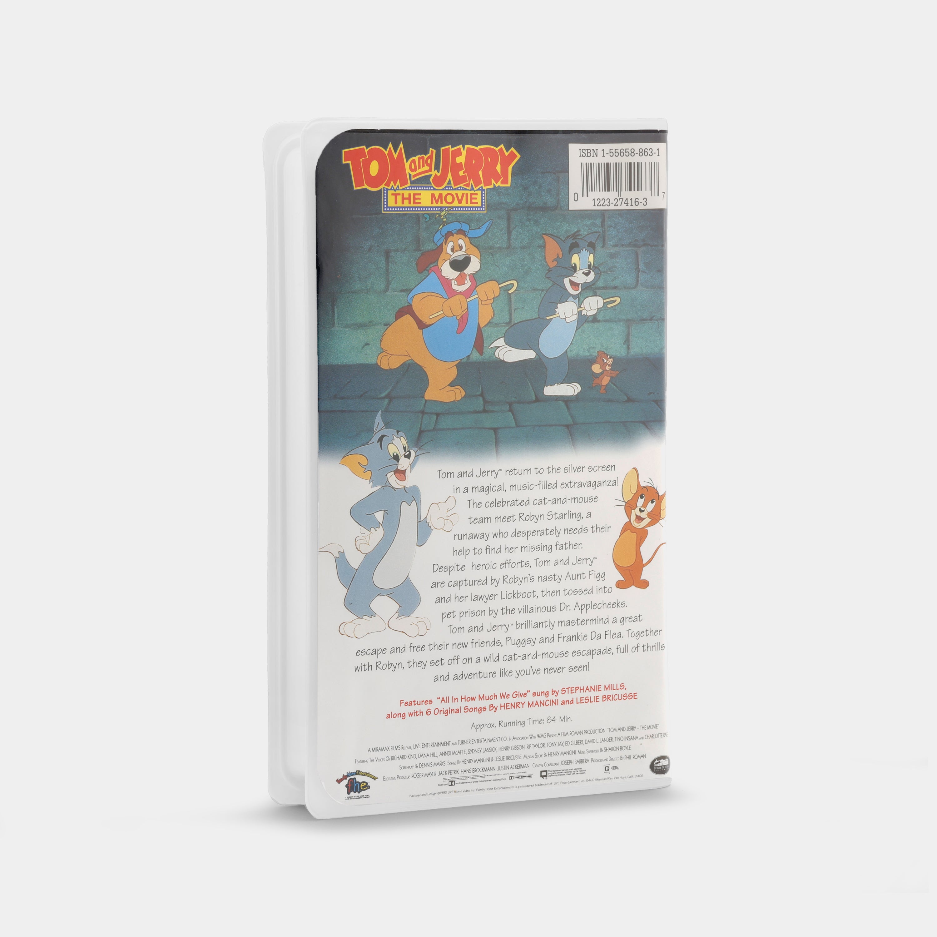 Tom and Jerry: The Movie VHS Tape