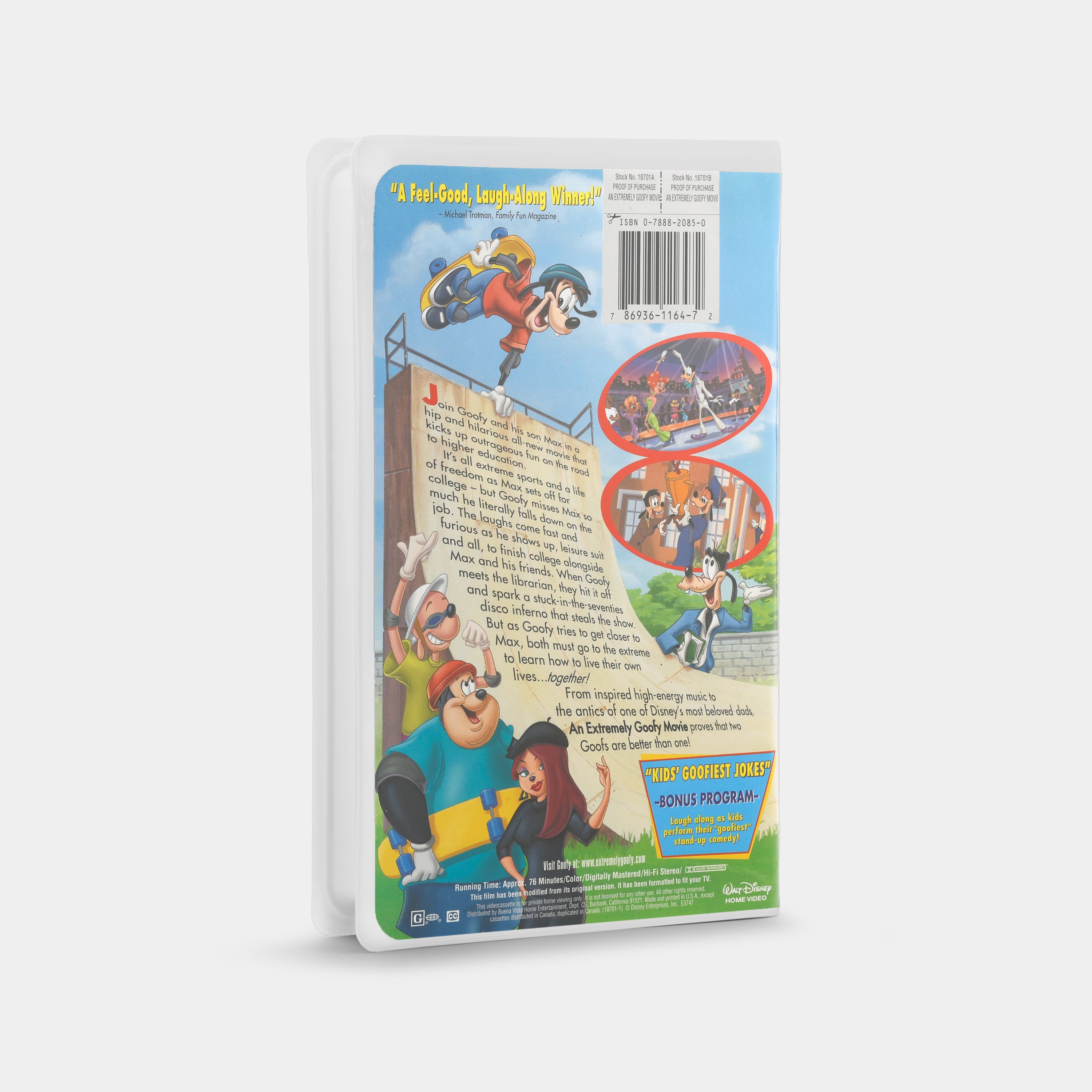 An Extremely Goofy Movie VHS Tape