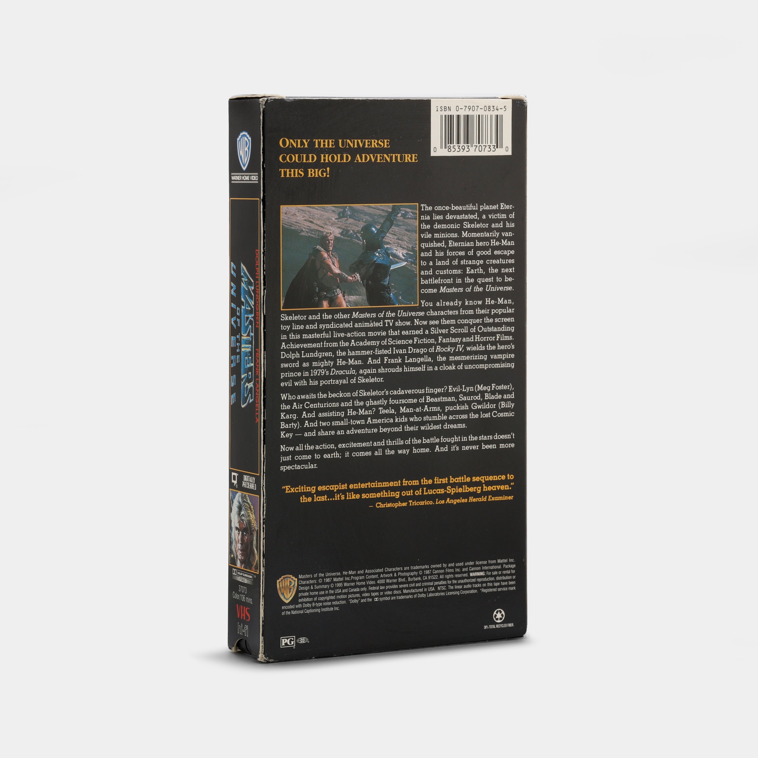 Masters of the Universe VHS Tape