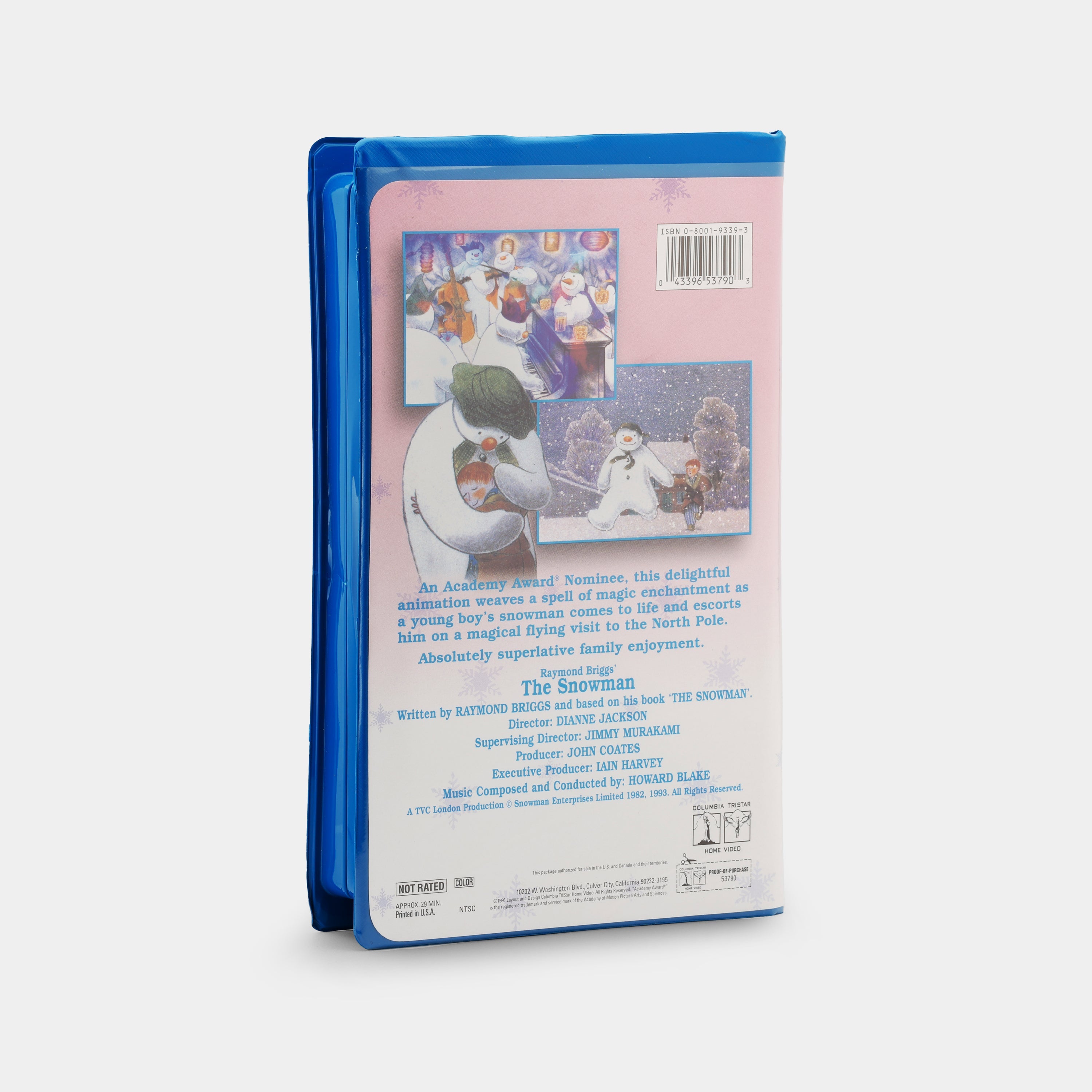 The Snowman VHS Tape