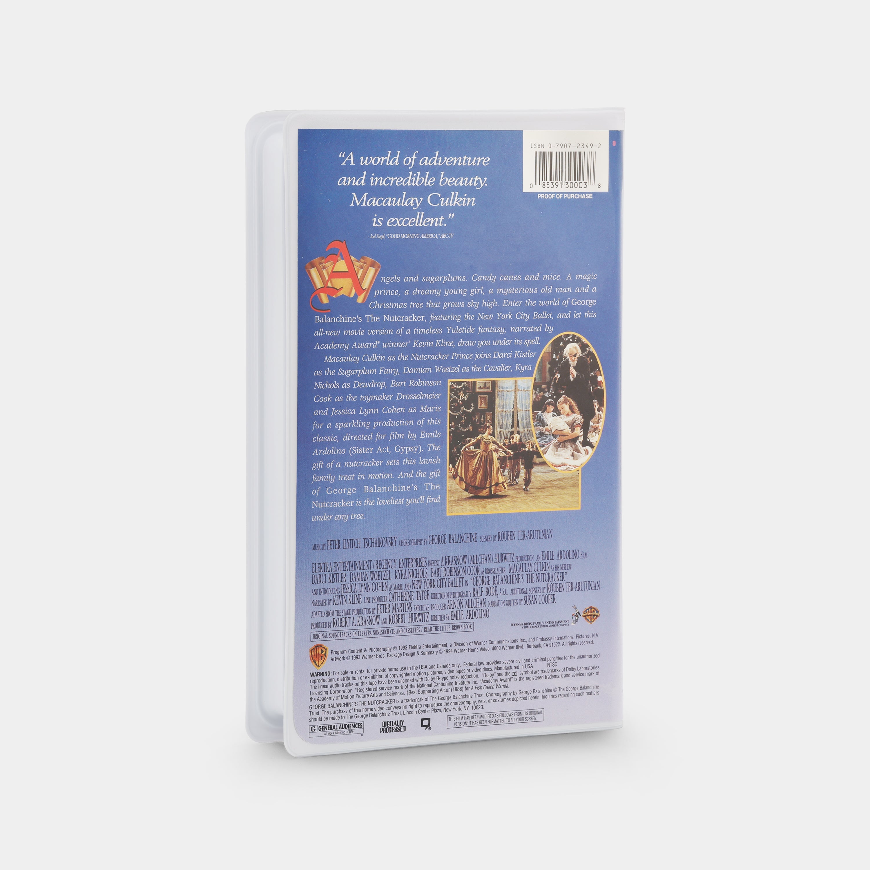 The Nutcracker VHS Tape